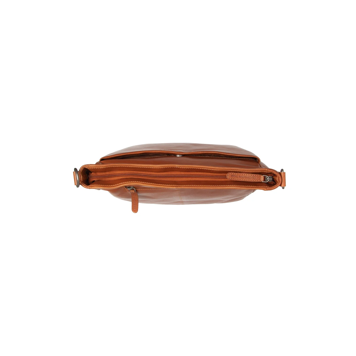 Leather Shoulder Bag Cognac Regina - Image 5