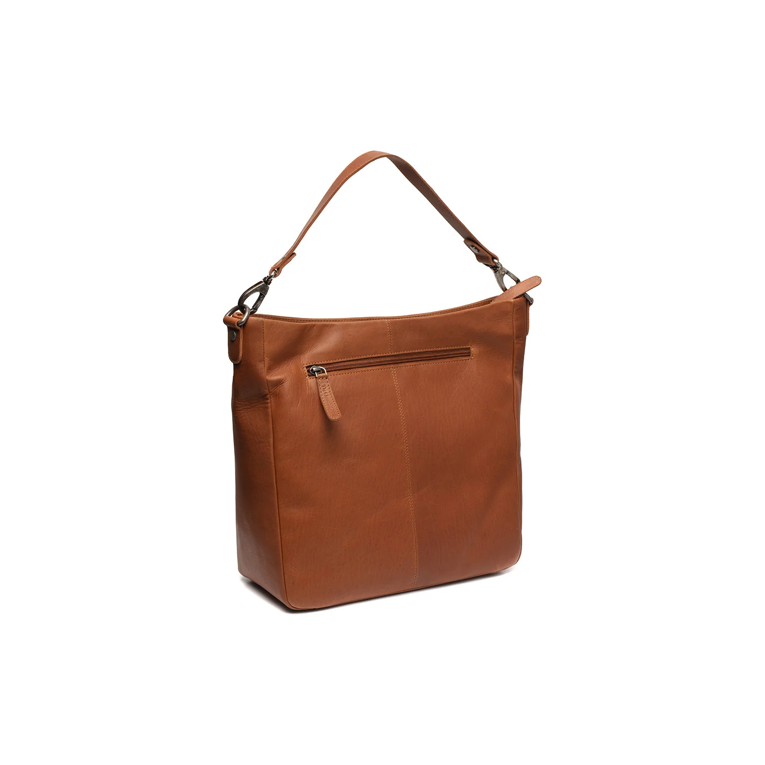 Leather Shoulder Bag Cognac Regina - Image 6