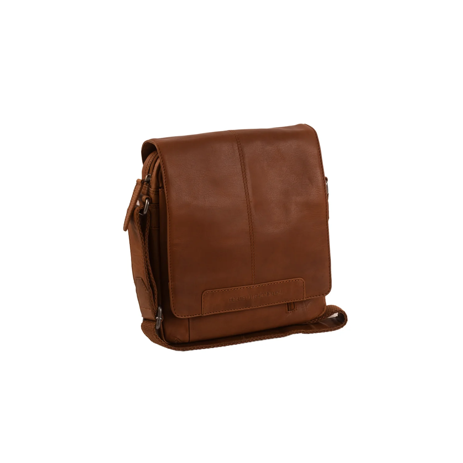 Leather Crossbody Bag Cognac Remy