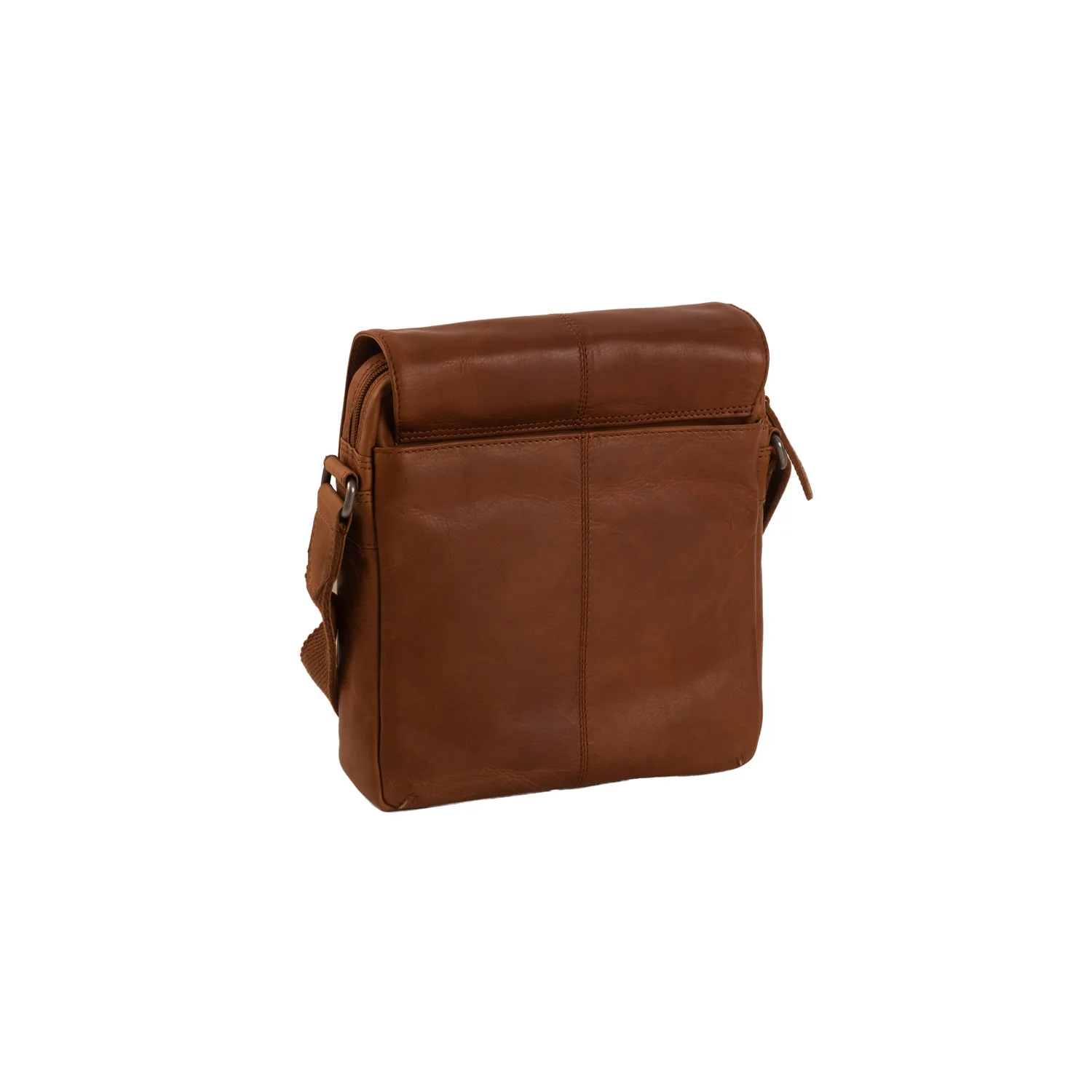 Leather Crossbody Bag Cognac Remy - Image 3