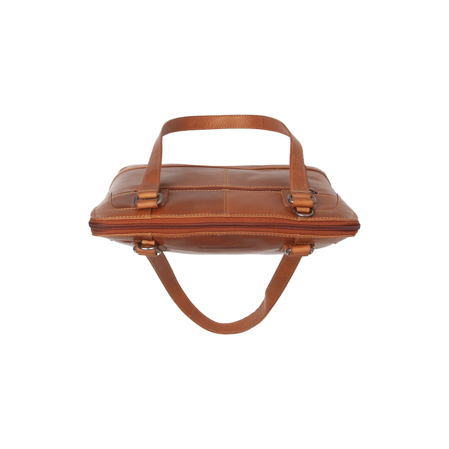 Leather Shoulder Bag Cognac Seron - Image 4