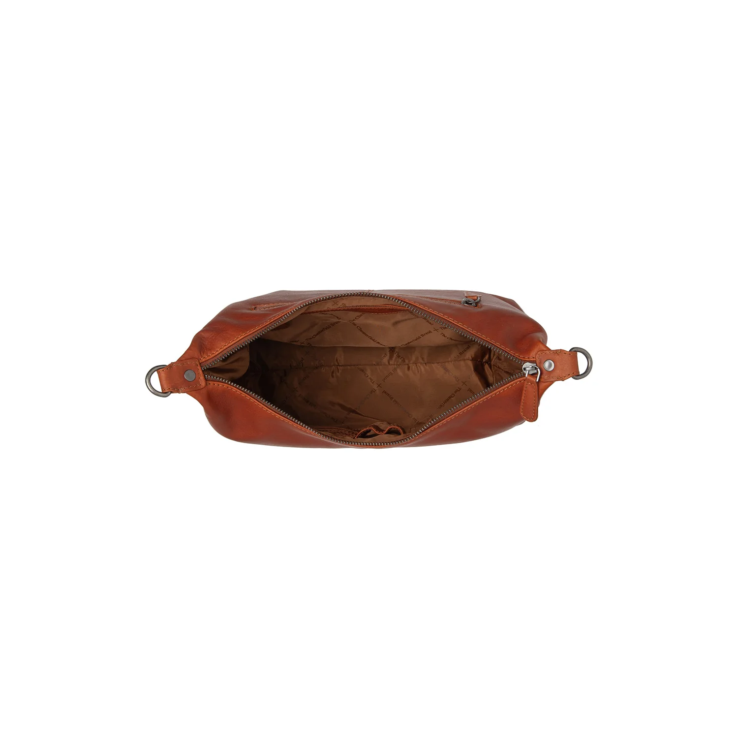 Leather Shoulder Bag Cognac Skara - Image 5