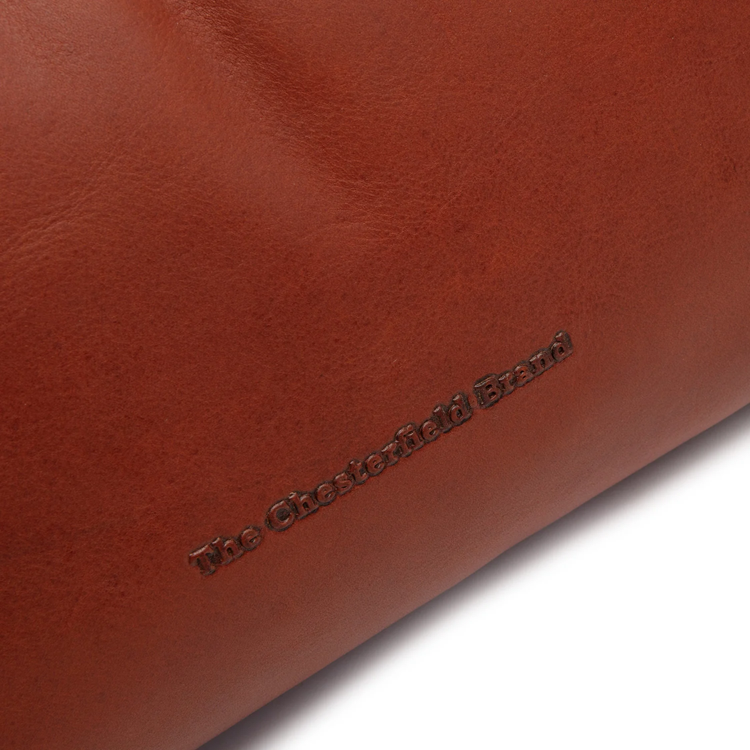 Leather Shoulder Bag Cognac Skara - Image 7