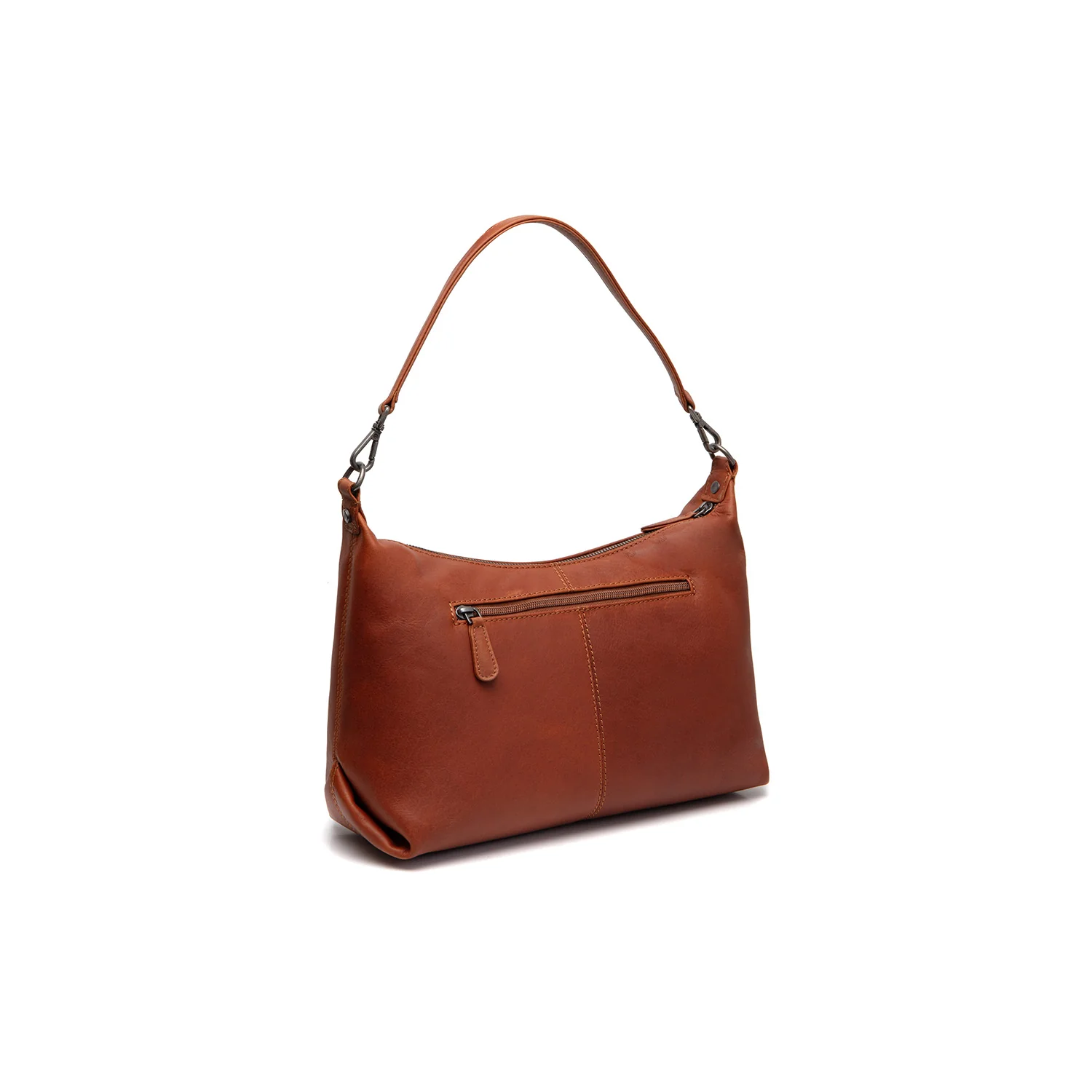 Leather Shoulder Bag Cognac Skara - Image 8