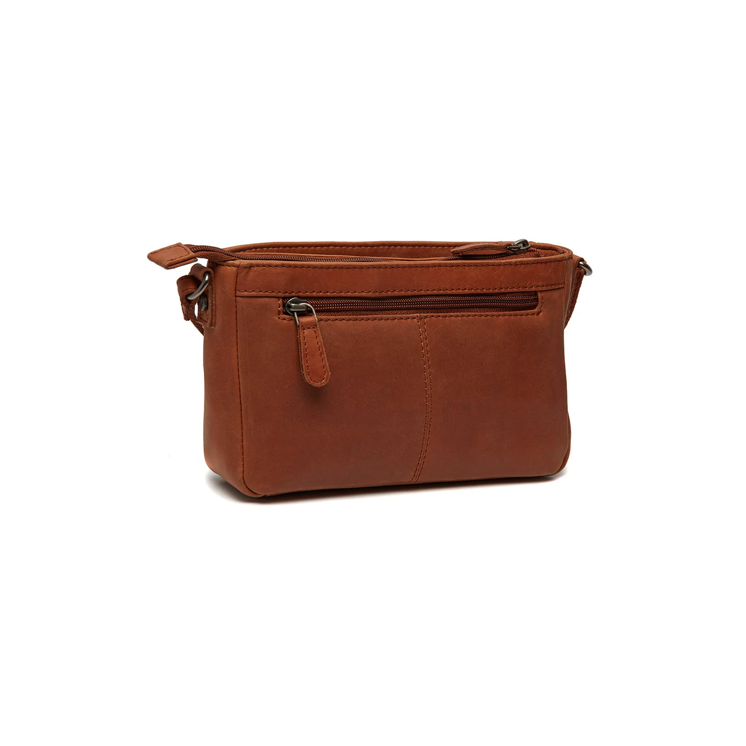 Leather Crossbody Bag Cognac Southampton - Image 5