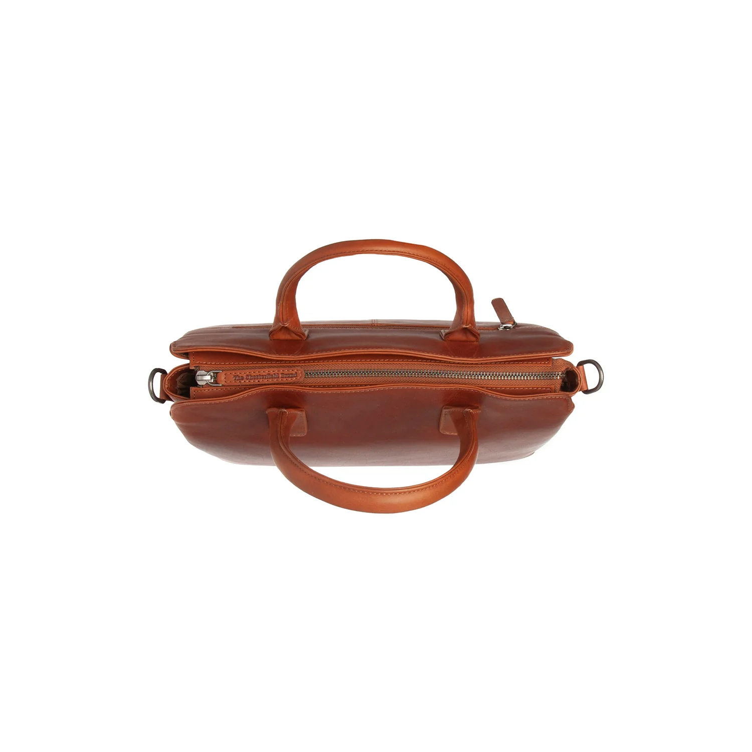Leather Handbag Cognac Valmonte - Image 2