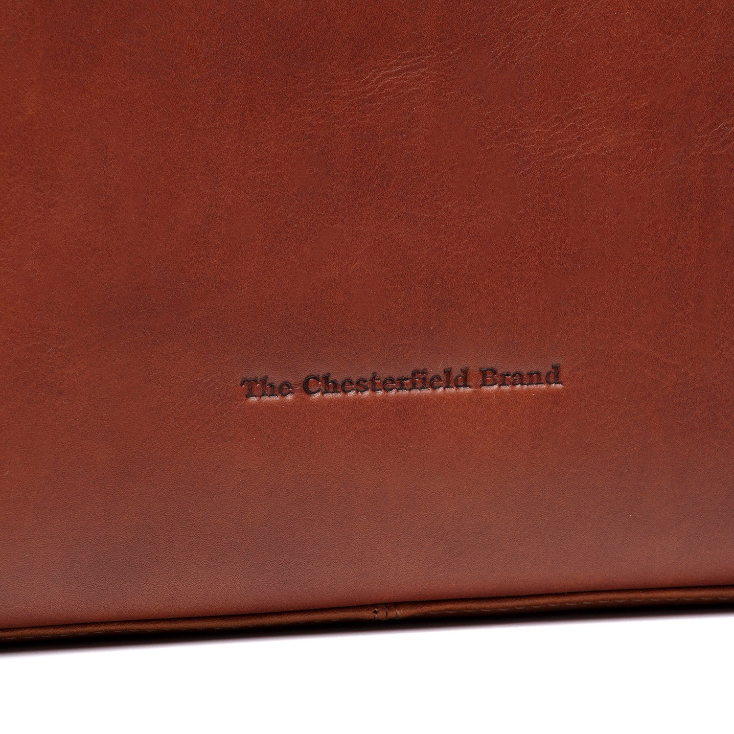 Leather Handbag Cognac Valmonte - Image 4