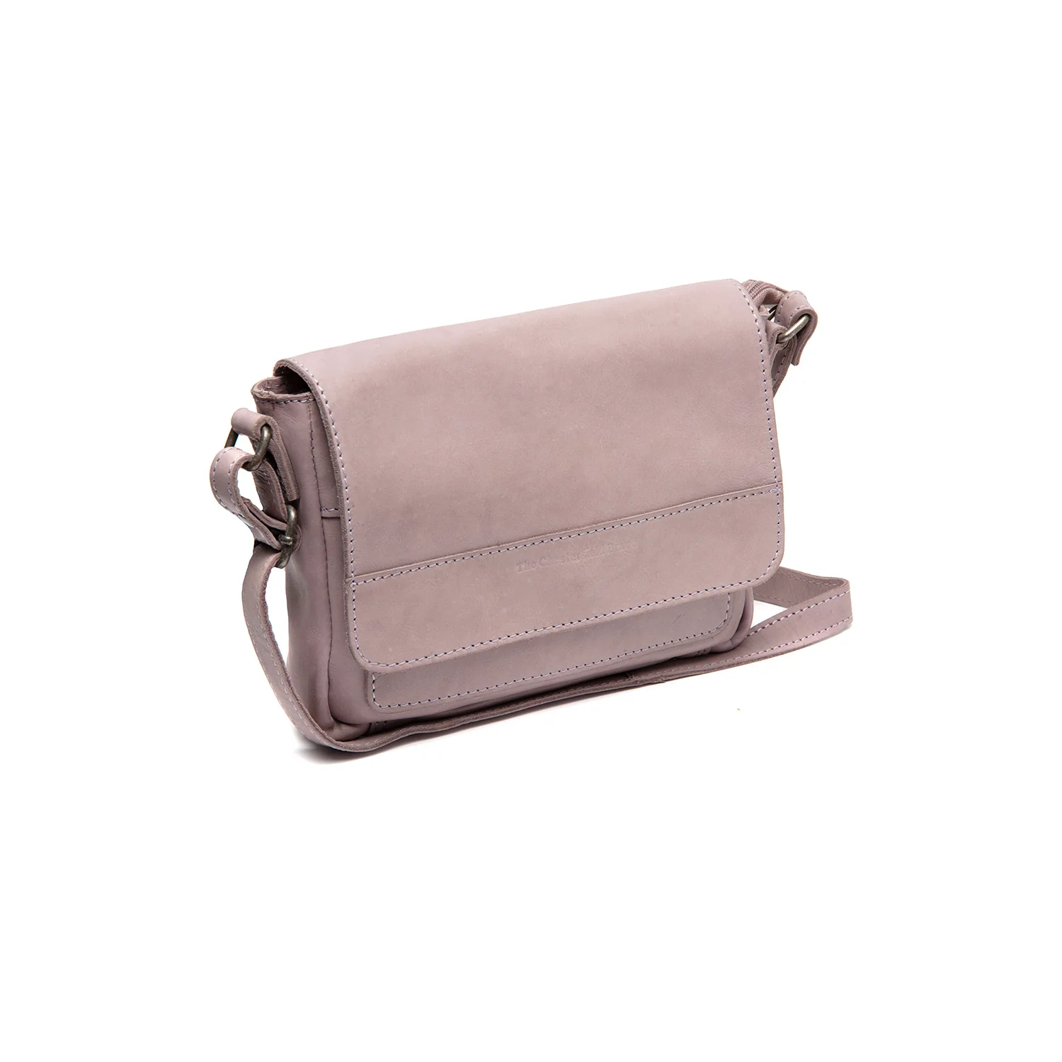 Leather Crossbody Bag Lavender Lilac Ann