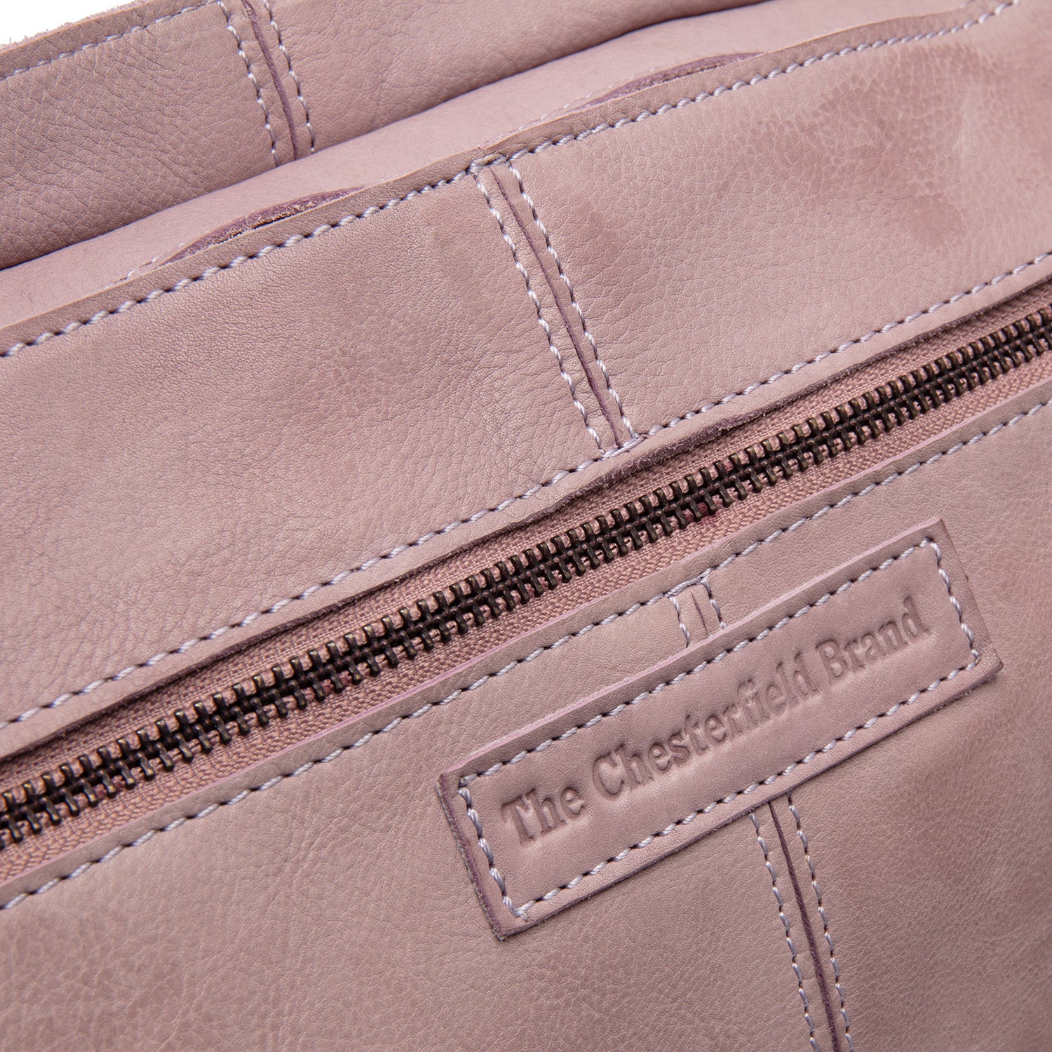 Leather Shoulder Bag Lavender Lila Bolivia - Image 6