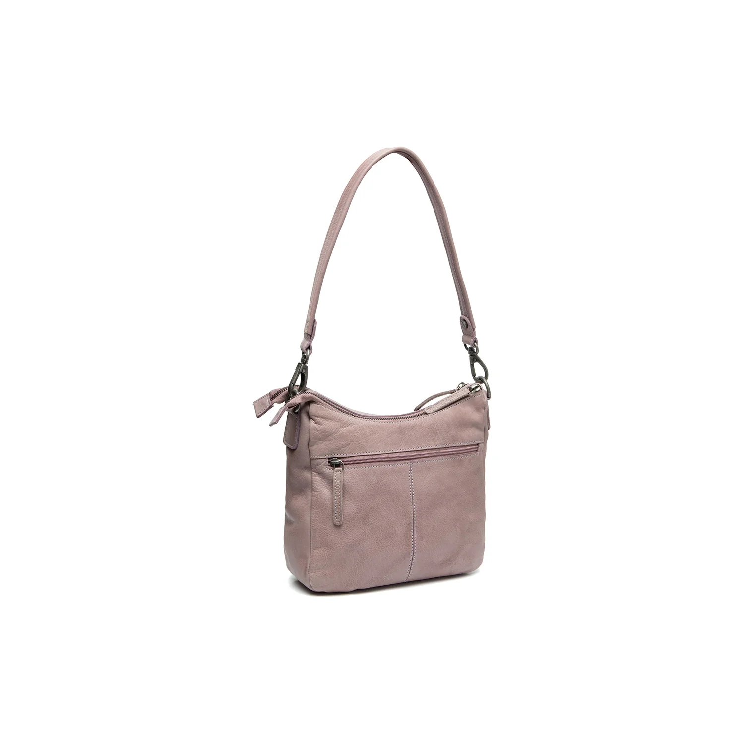 Leather Shoulder Bag Lavender Lilac Caroline - Image 6