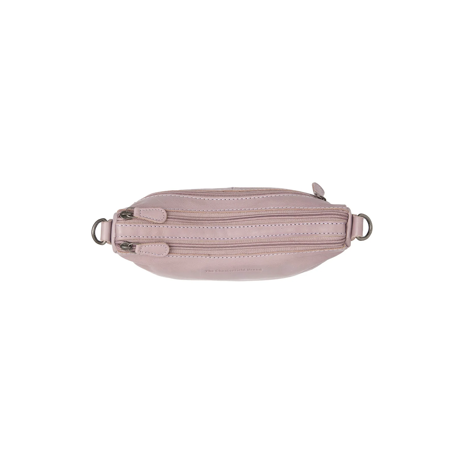 Leather Shoulder Bag Lavender Lilac Irving - Image 5
