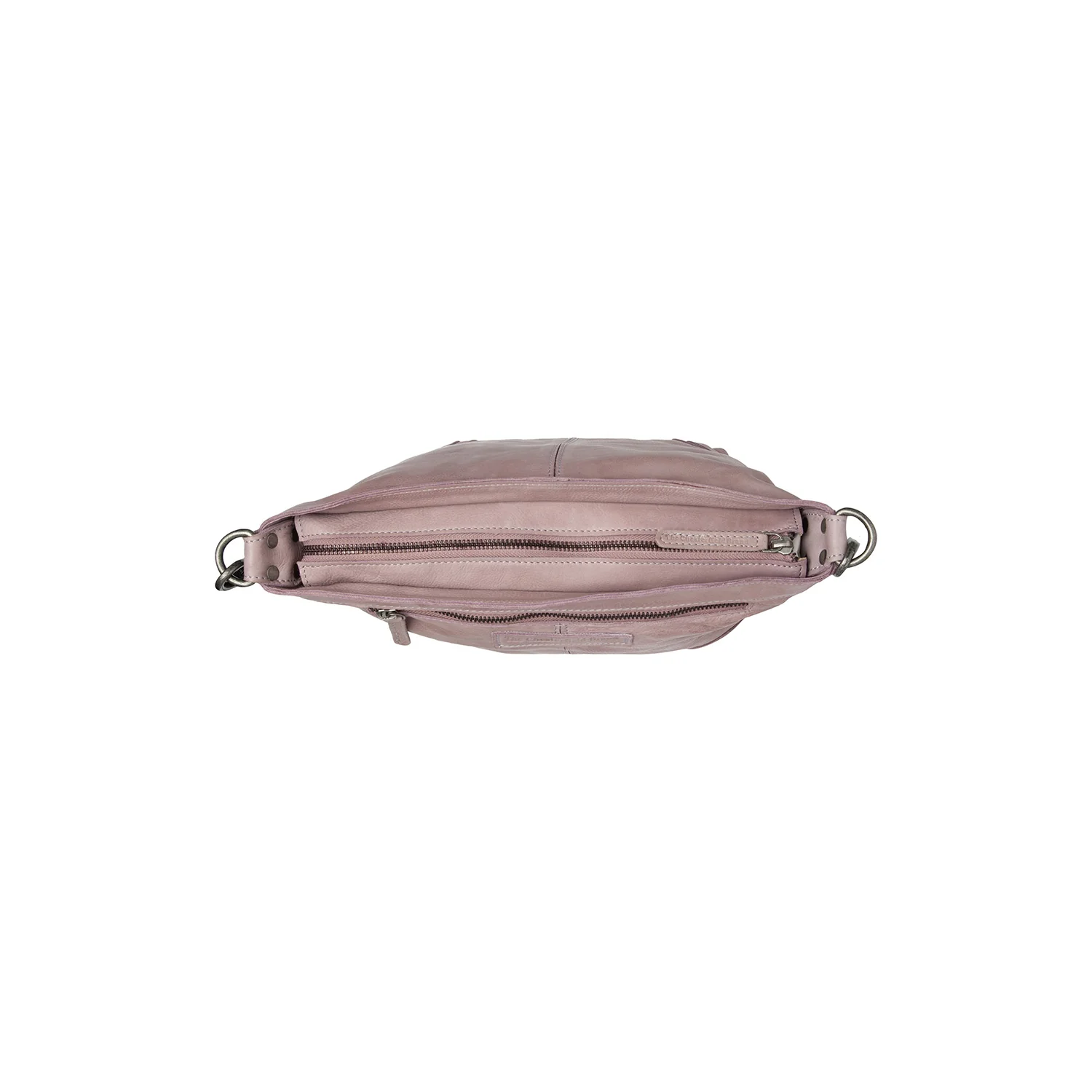 Leather Shoulder Bag Lavender Lilac Lucy - Image 3