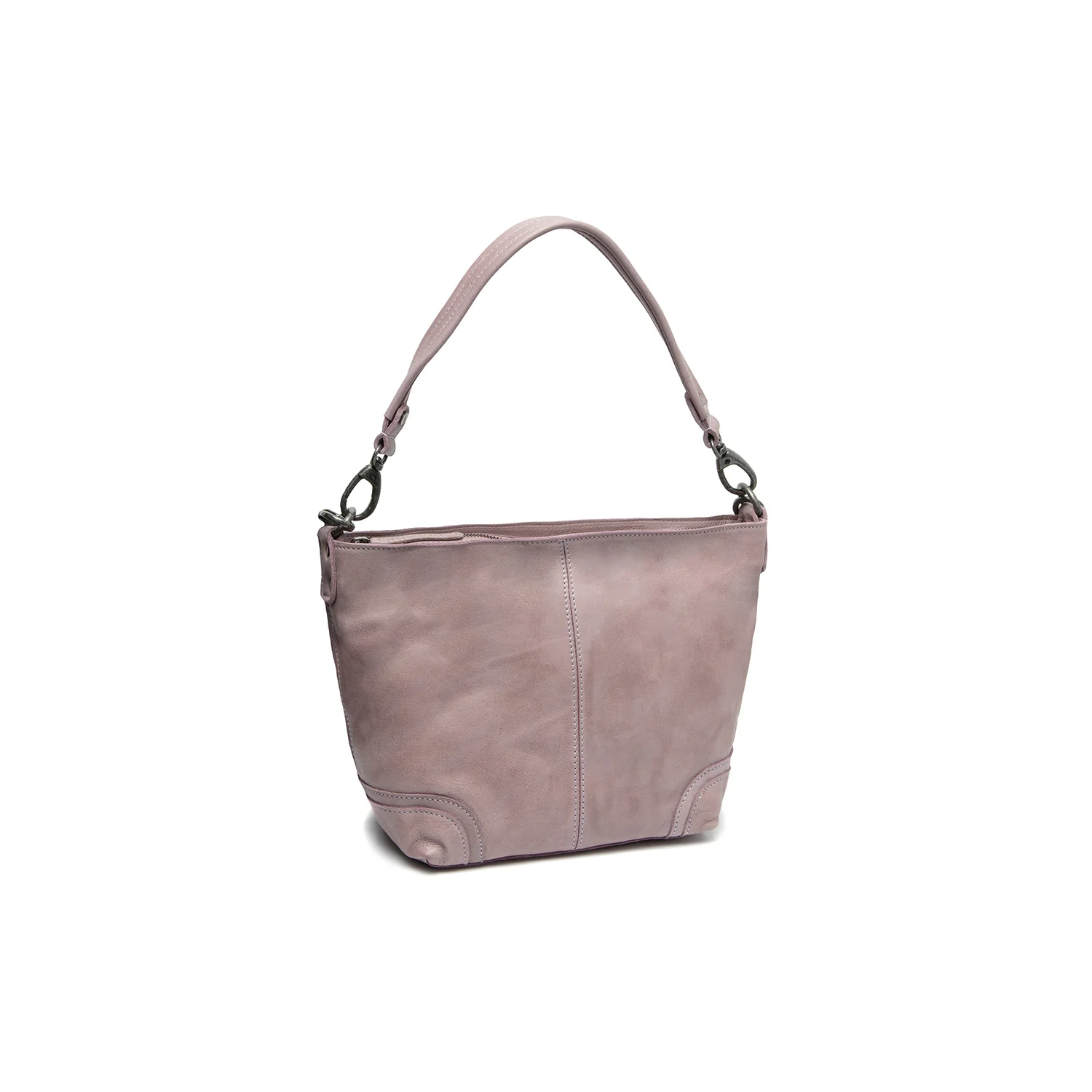 Leather Shoulder Bag Lavender Lilac Lucy - Image 6