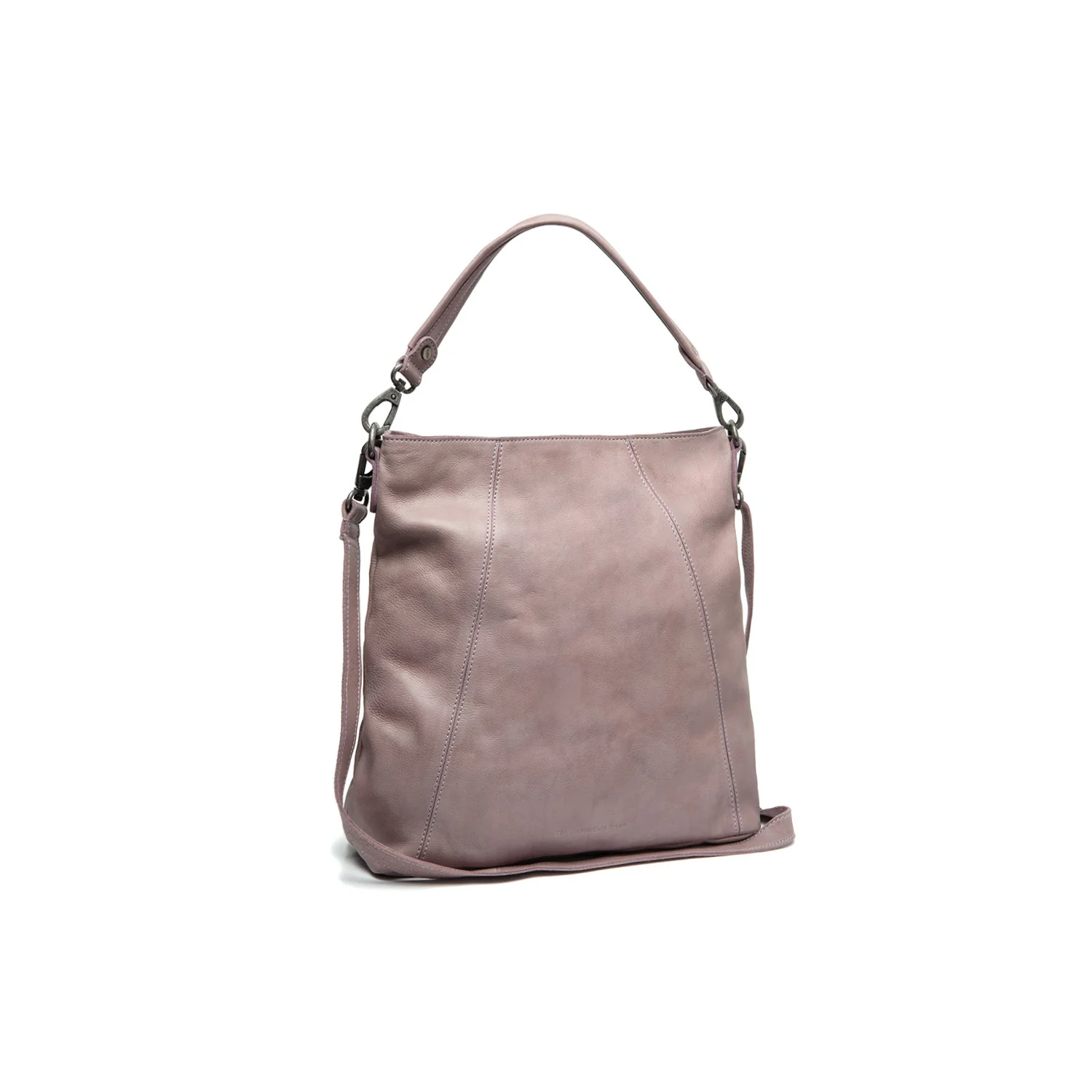 Leather Shoulder Bag Lavender Lilac Sintra