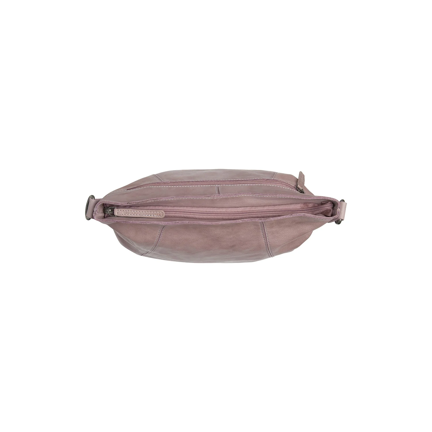 Leather Shoulder Bag Lavender Lilac Sintra - Image 3
