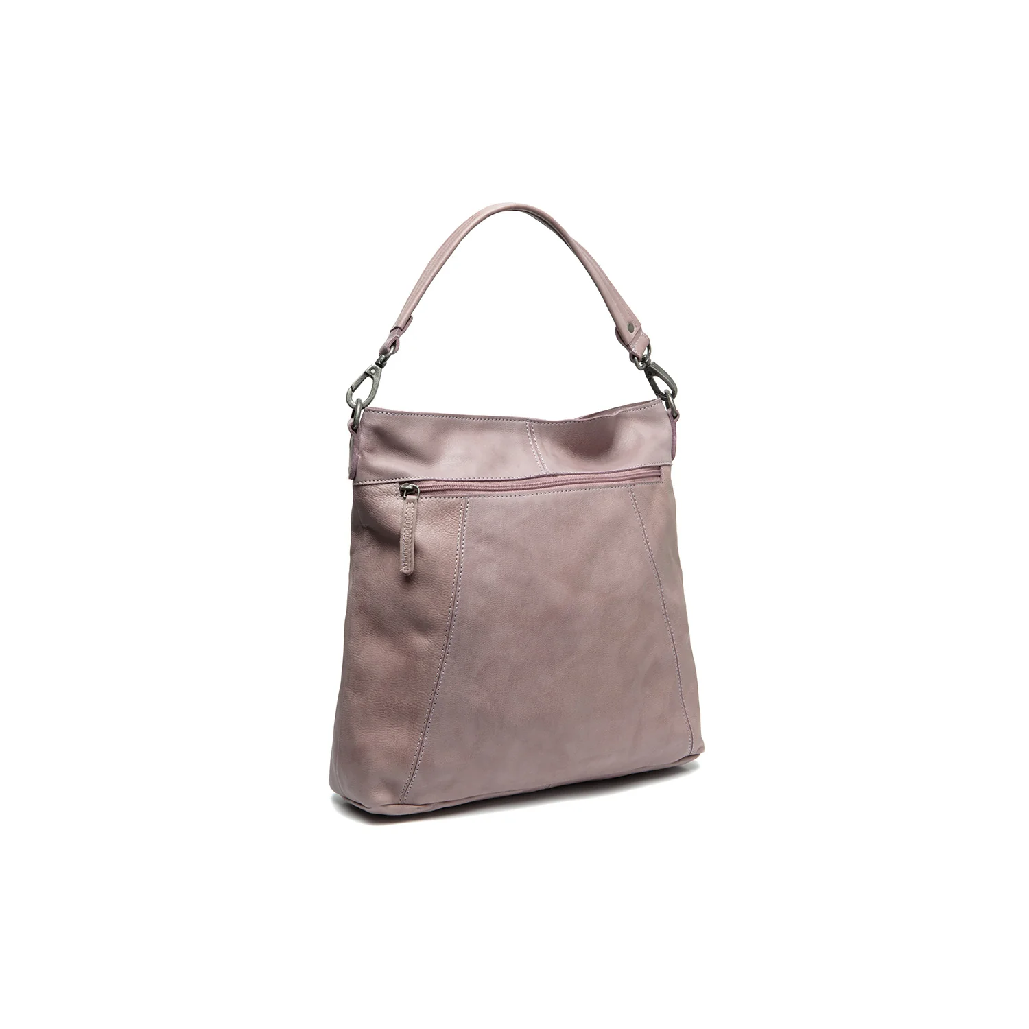 Leather Shoulder Bag Lavender Lilac Sintra - Image 6