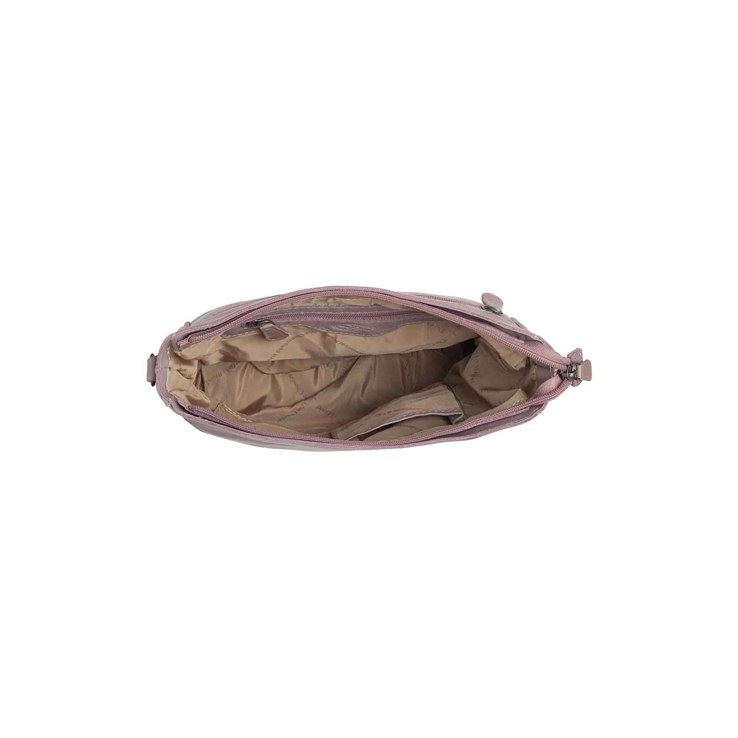 Leather Crossbody Bag Lavender Lilac Weimar - Image 4