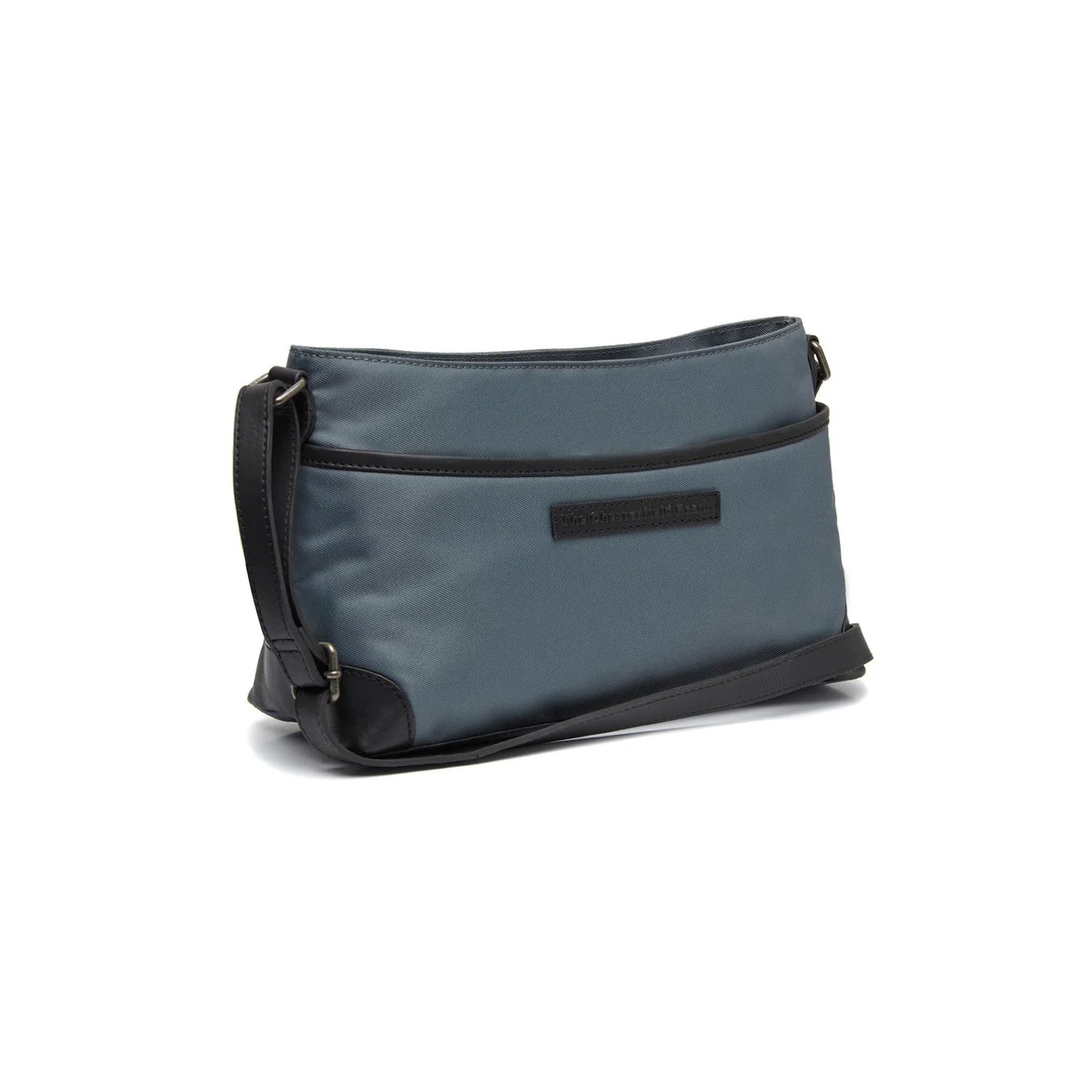 Leather Crossbody Bag Light Grey Nevon