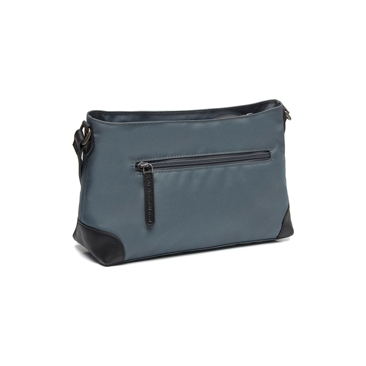 Leather Crossbody Bag Light Grey Nevon - Image 6