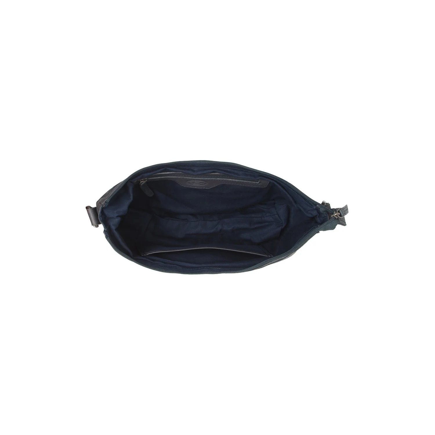Leather Crossbody Bag Navy Clarita - Image 6