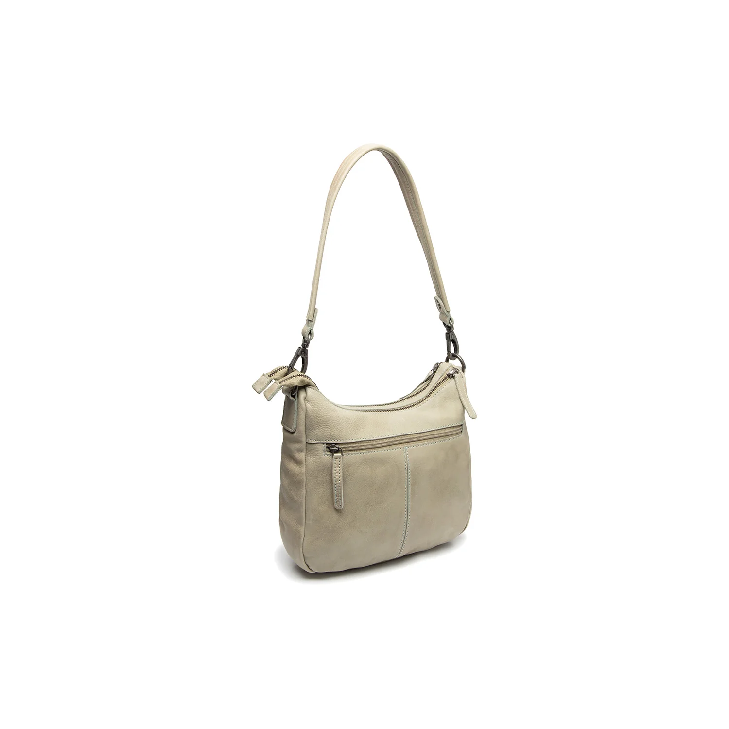 Leather Shoulder Bag Ocean Green Caroline - Image 6