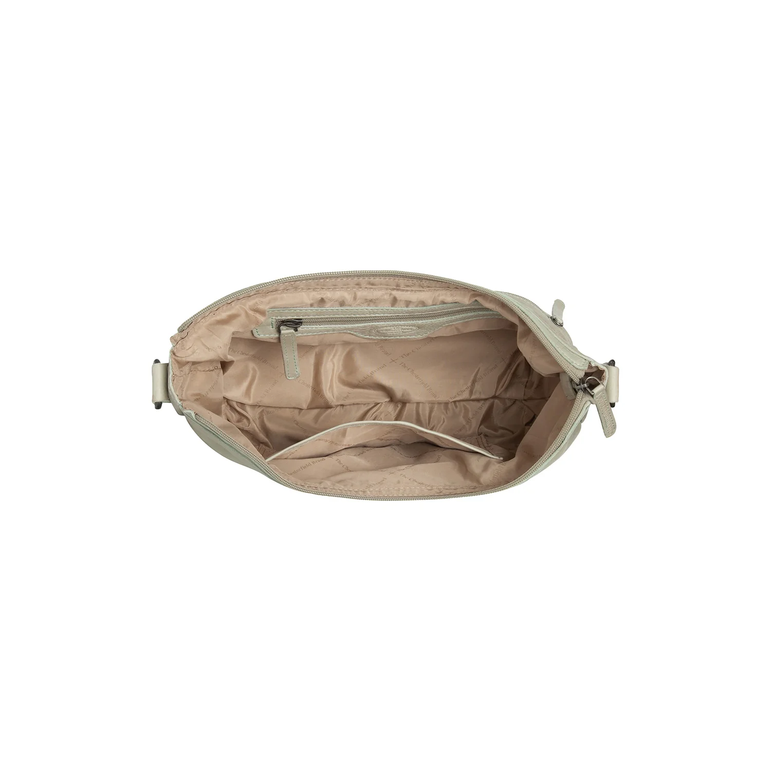 Leather Crossbody Bag Ocean Green Clarita - Image 5
