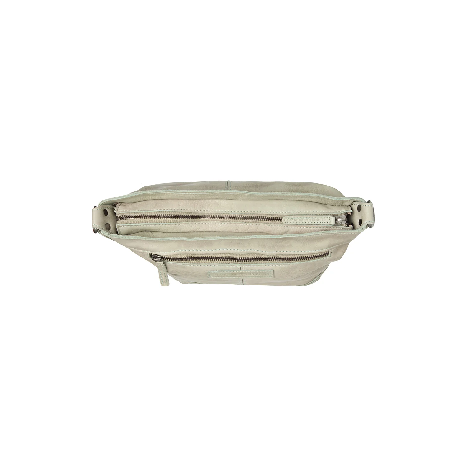 Leather Shoulder Bag Ocean Green Lucy - Image 3