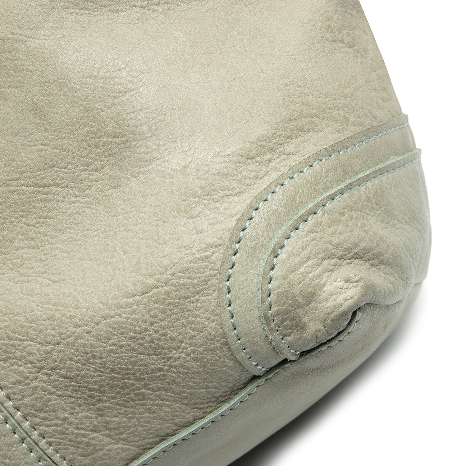 Leather Shoulder Bag Ocean Green Lucy - Image 5