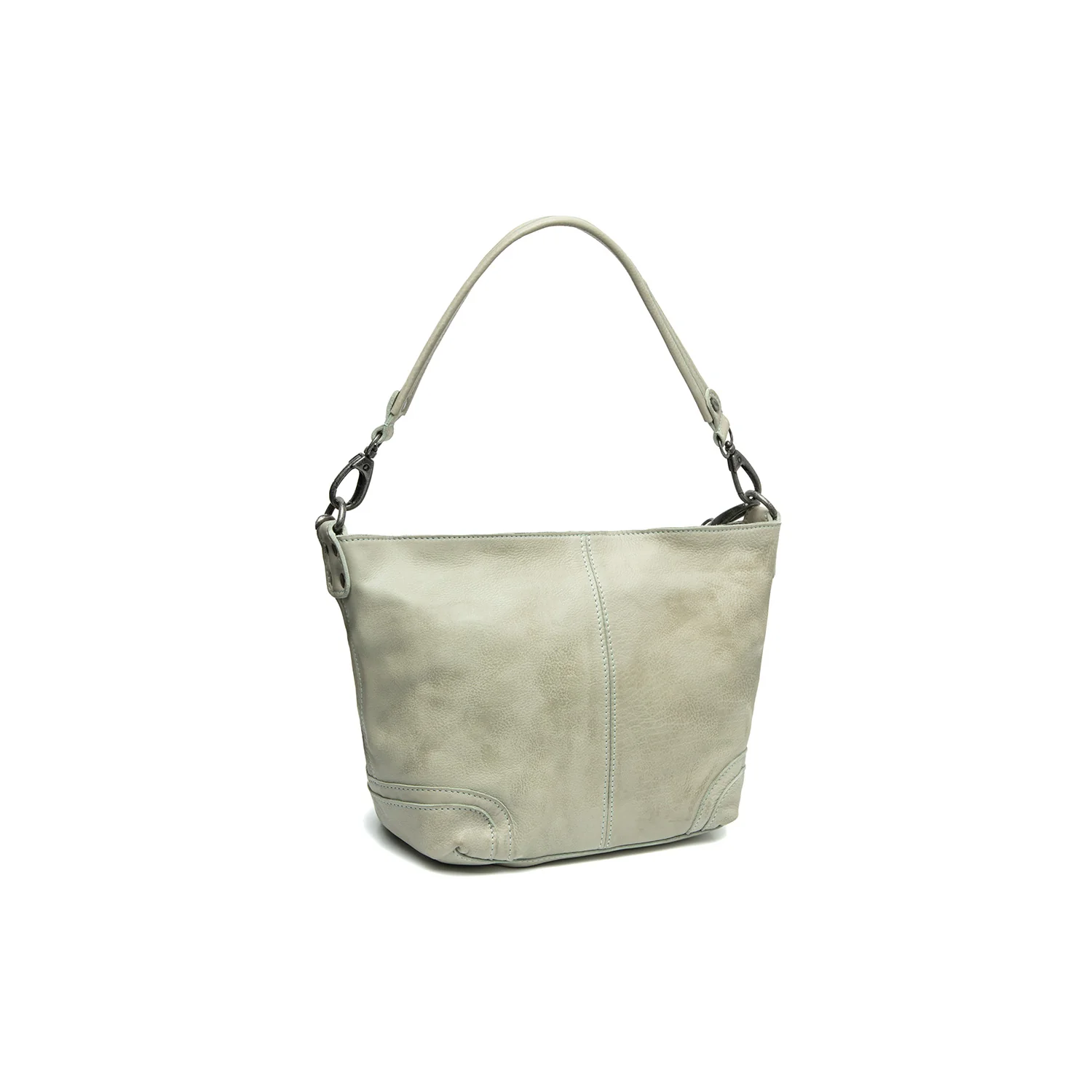Leather Shoulder Bag Ocean Green Lucy - Image 6