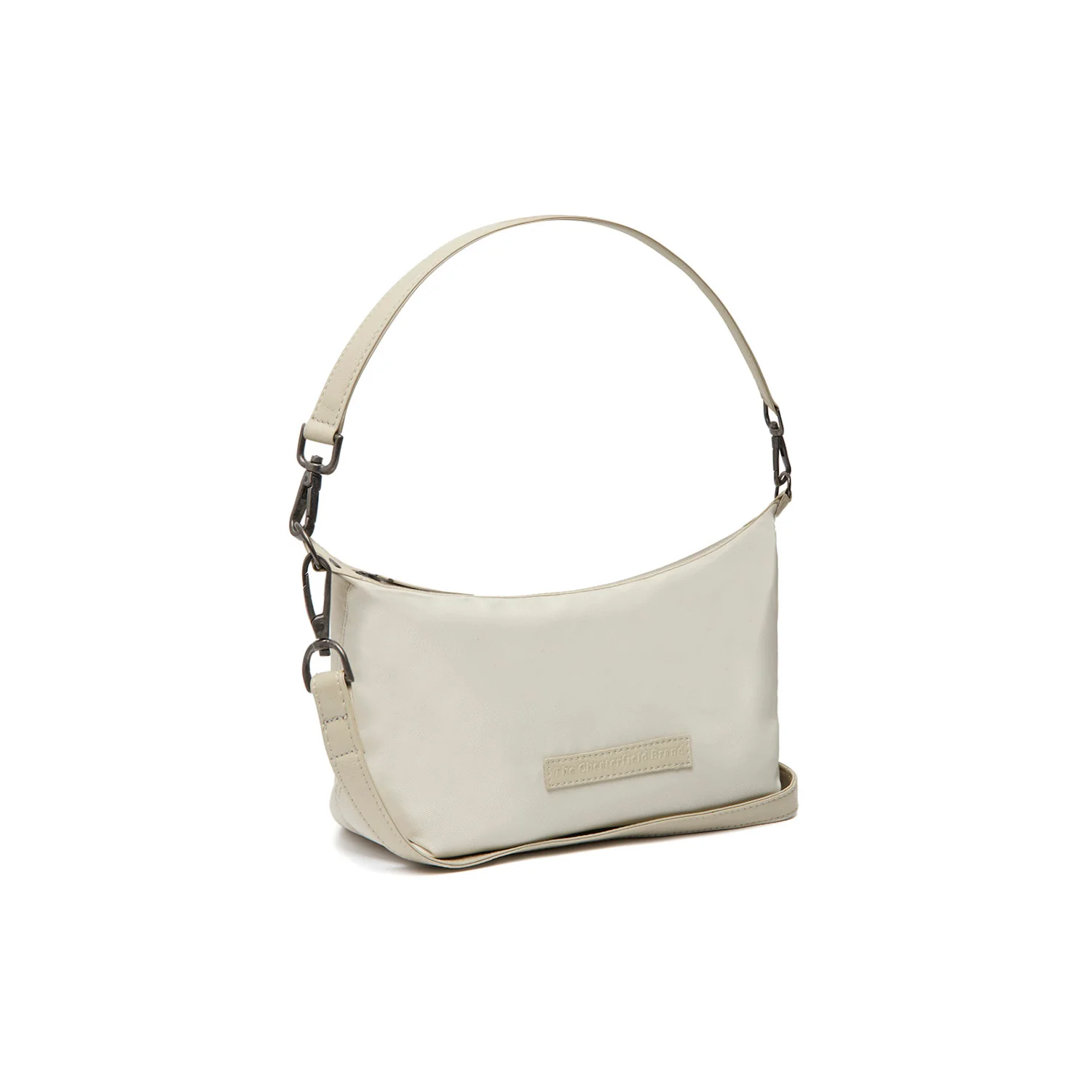 Leather Shoulder Bag Off White Lovund
