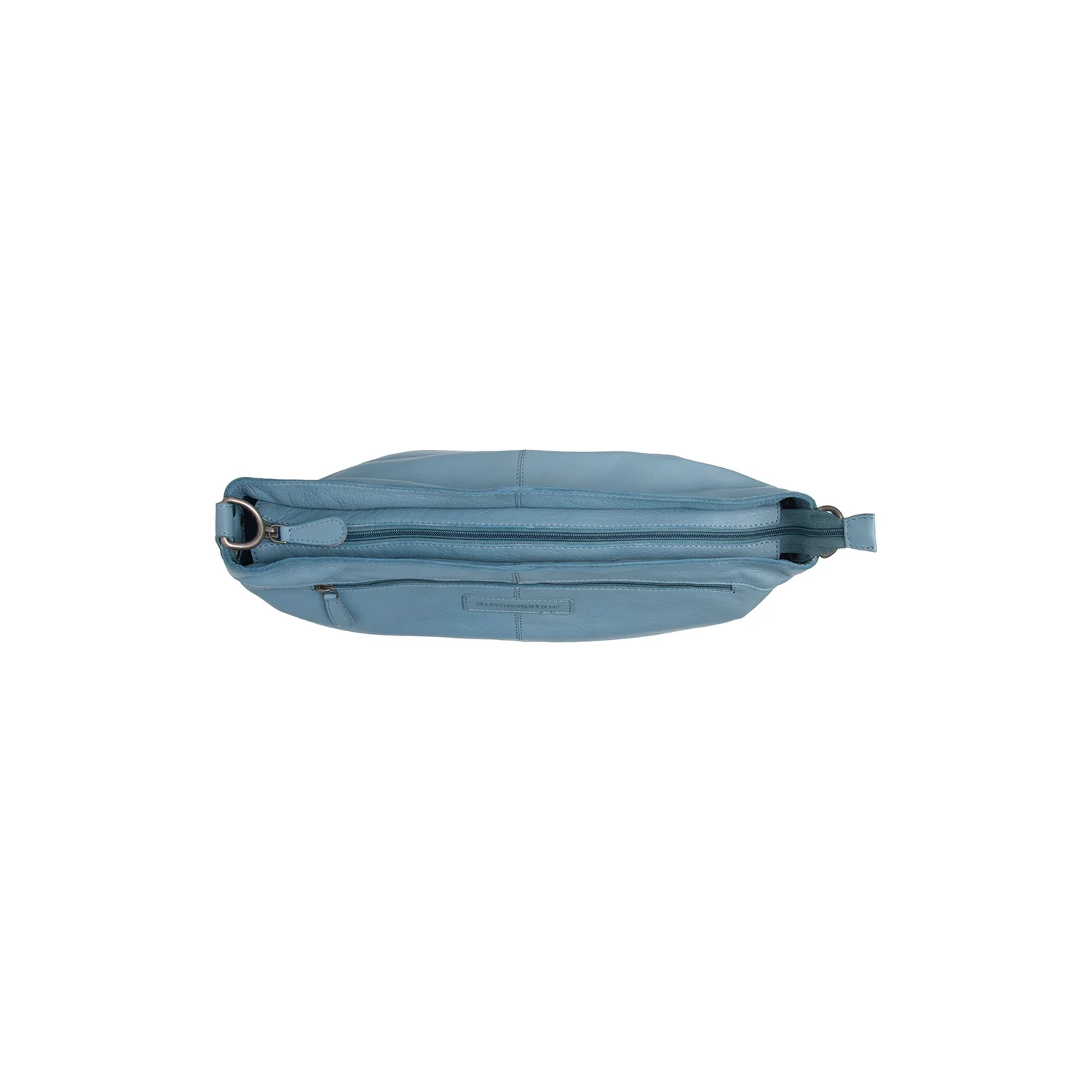 Leather Shoulder Bag Sky Blue Astero - Image 5