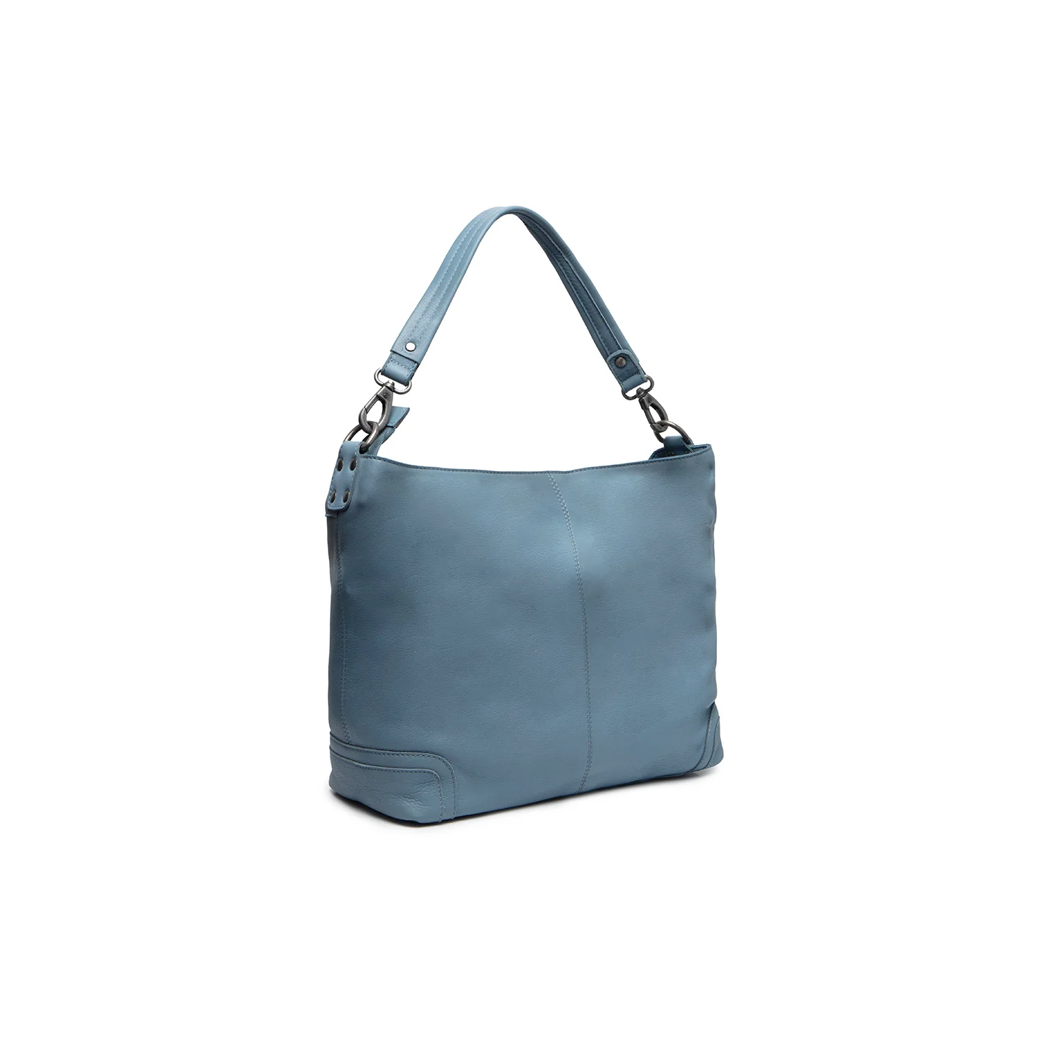Leather Shoulder Bag Sky Blue Astero - Image 7