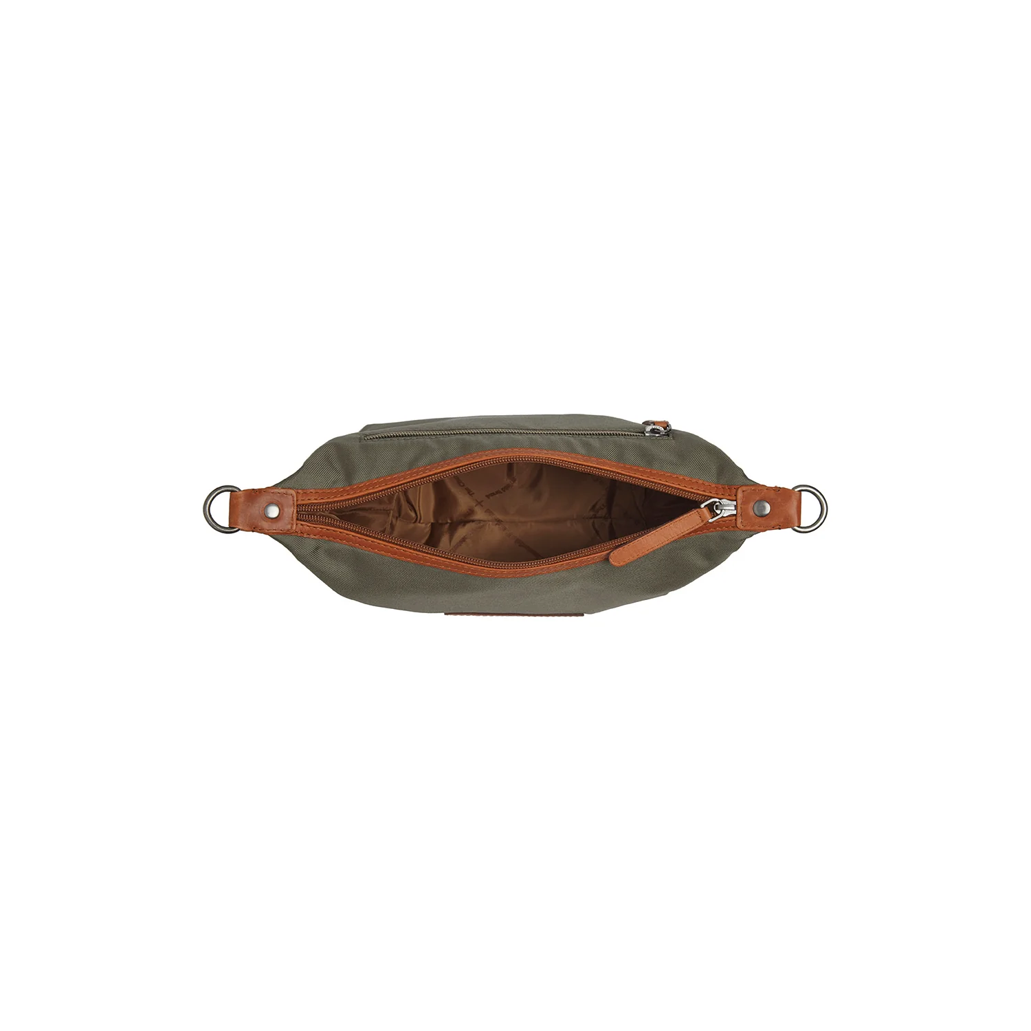 Leather Shoulder Bag Steel Green Lovund - Image 6