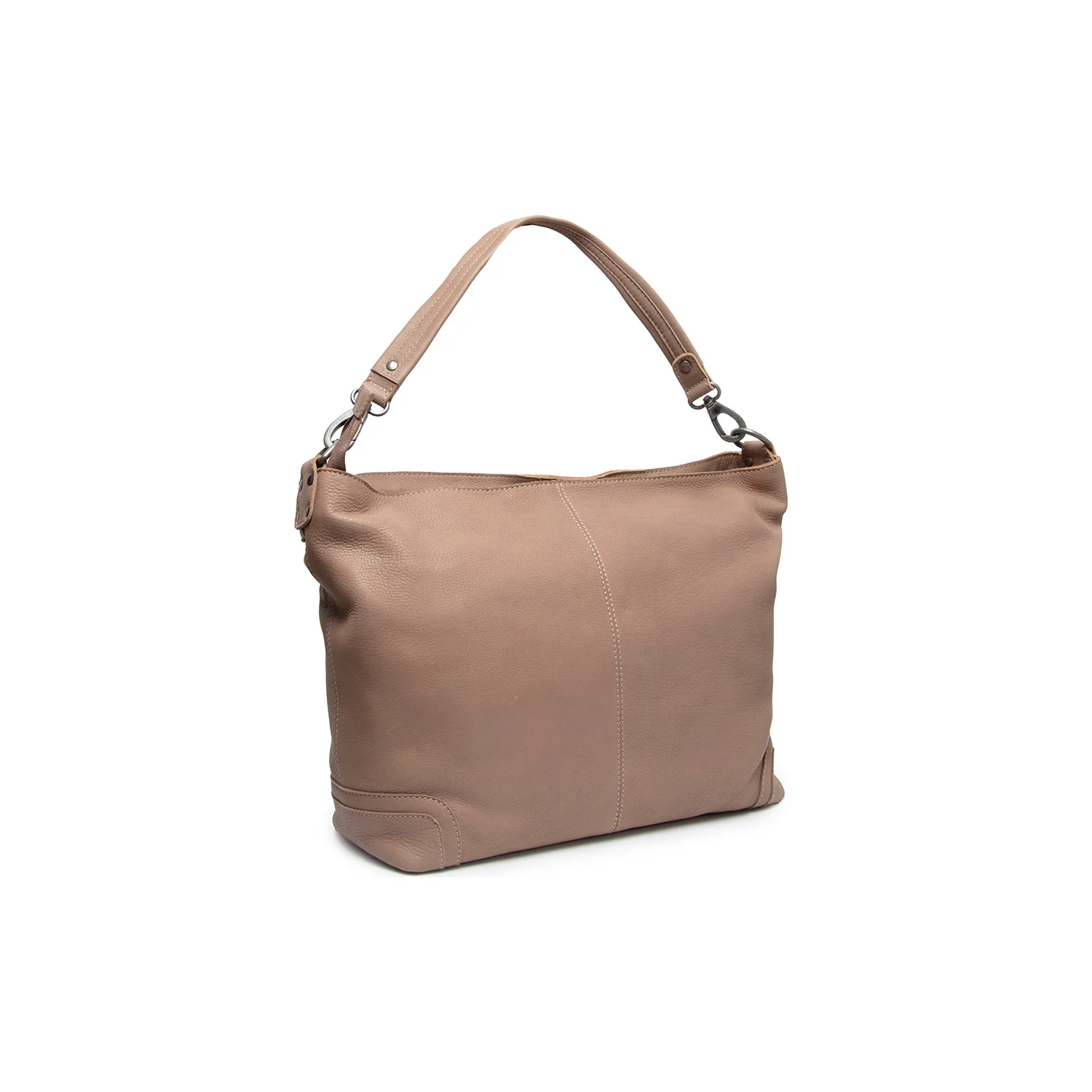 Leather Shoulder Bag Taupe Astero - Image 7