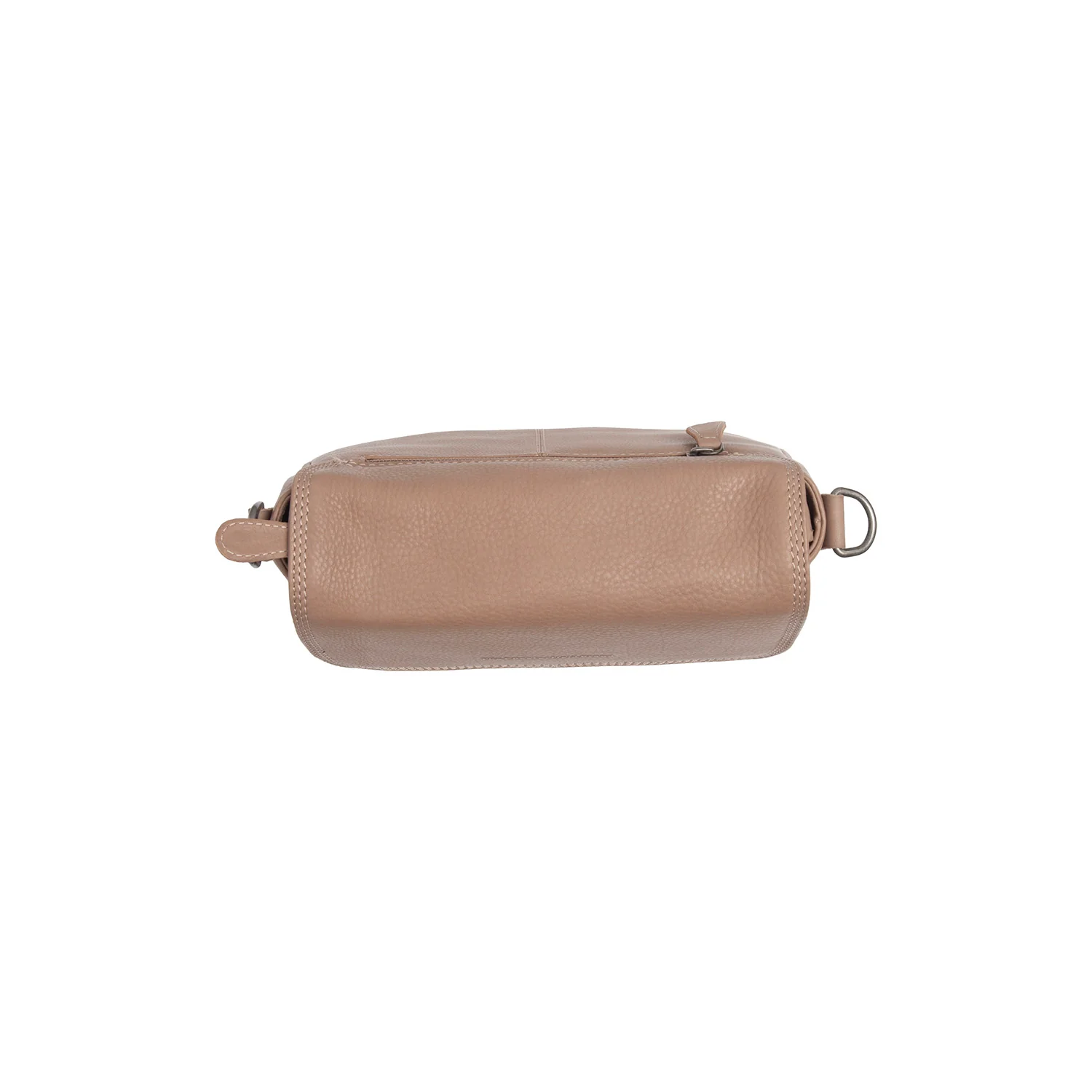 Leather Shoulder Bag Taupe Miloa - Image 6