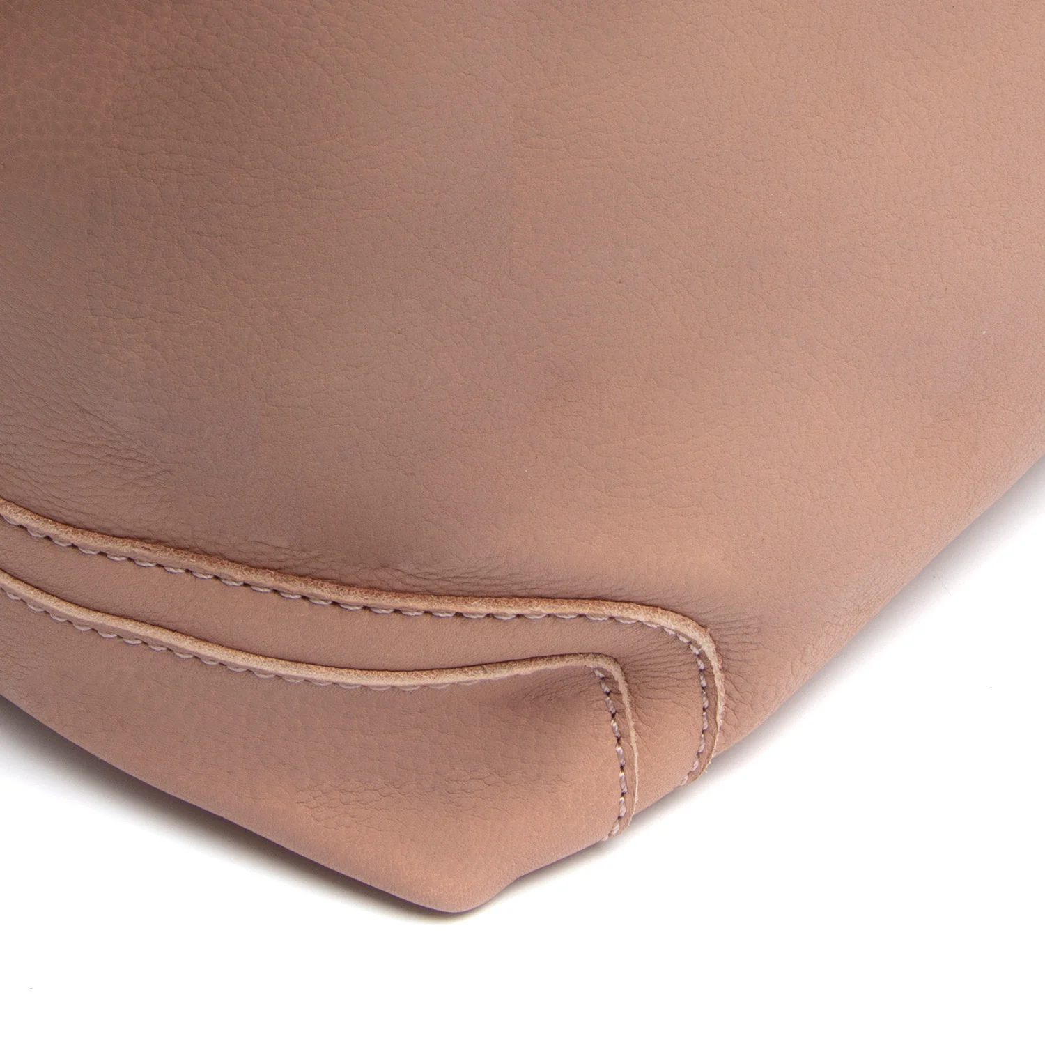 Leather Shoulder Bag Vintage Rose Astero - Image 6