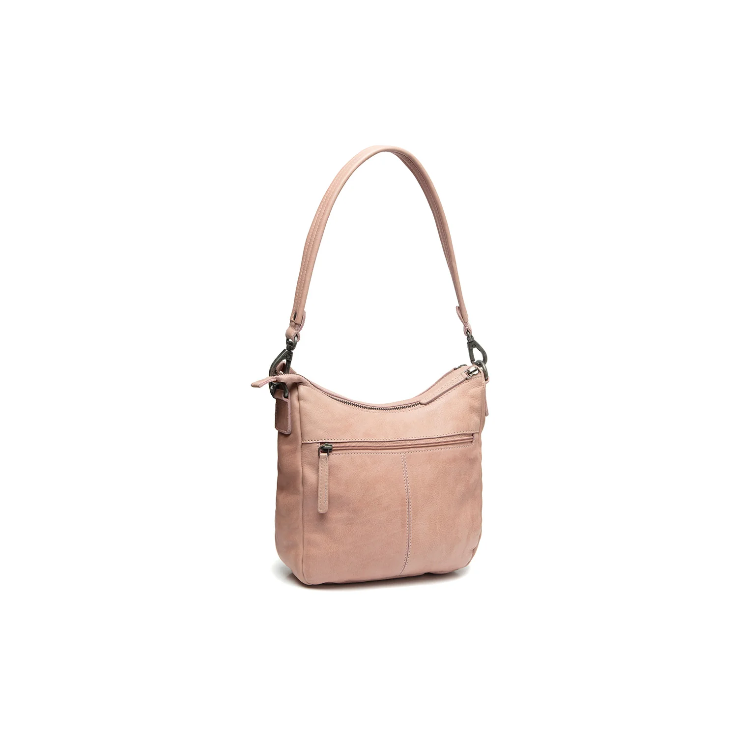 Leather Shoulder Bag Vintage Rose Caroline - Image 6