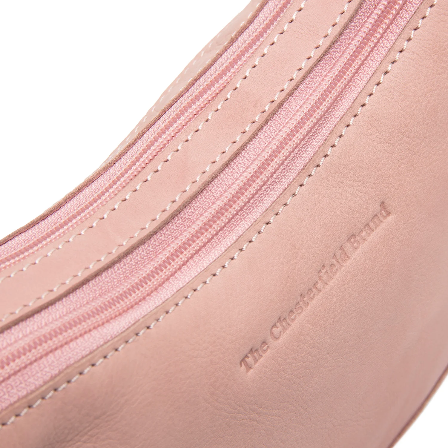Leather Shoulder Bag Vintage Rose Irving - Image 4