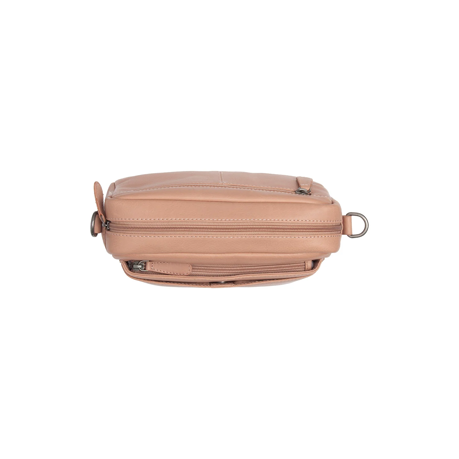 Leather Shoulder Bag Vintage Rose Liora - Image 6
