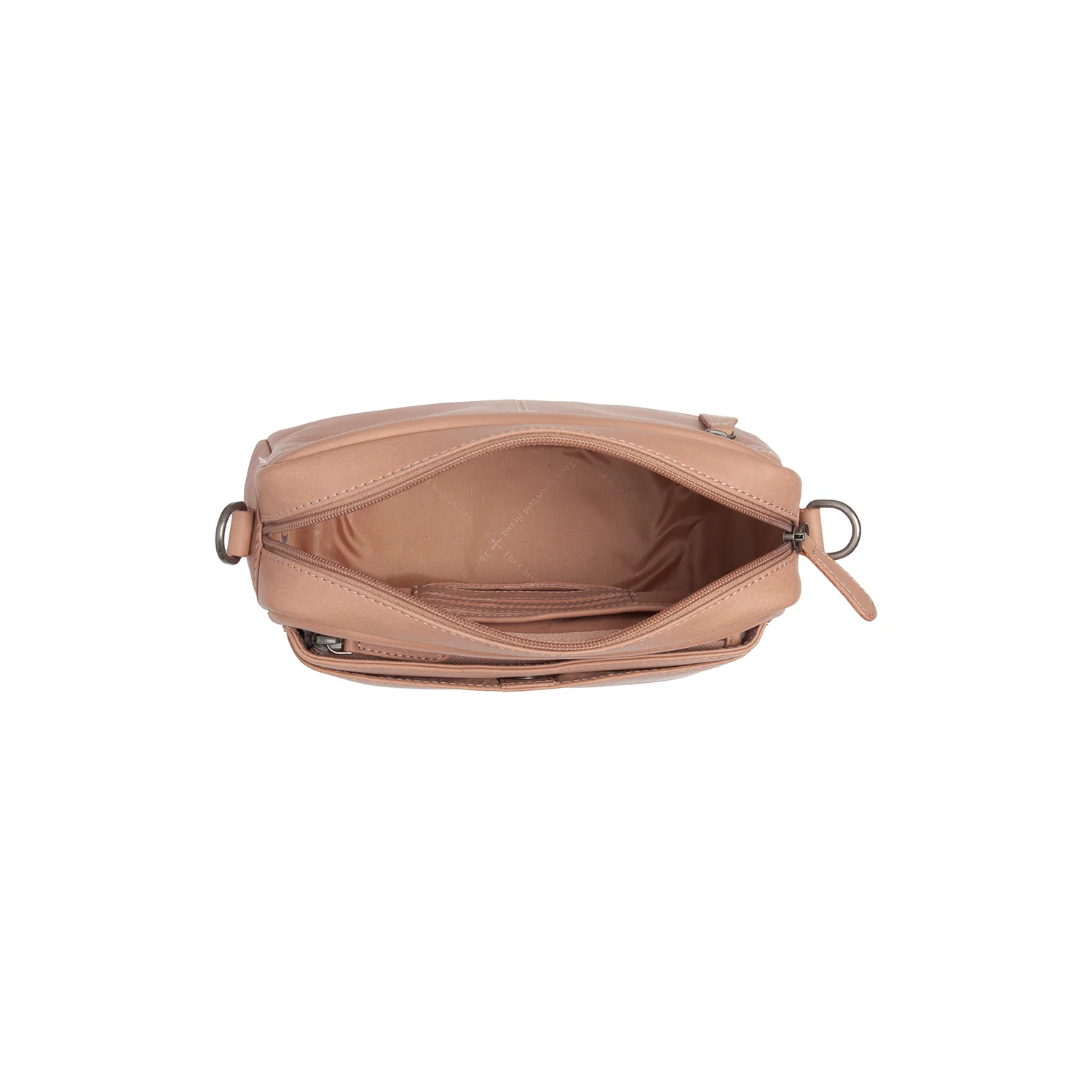 Leather Shoulder Bag Vintage Rose Liora - Image 7