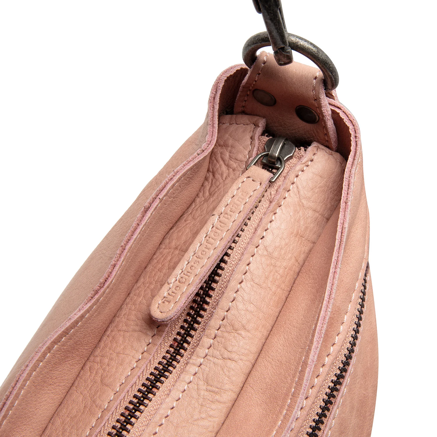 Leather Shoulder Bag Vintage Rose Lucy - Image 2