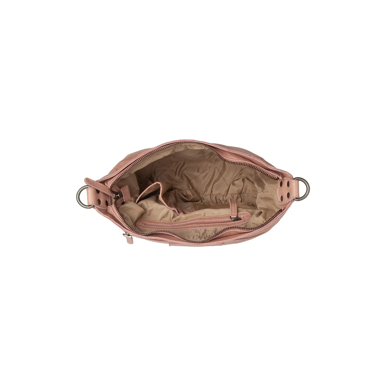Leather Shoulder Bag Vintage Rose Lucy - Image 4