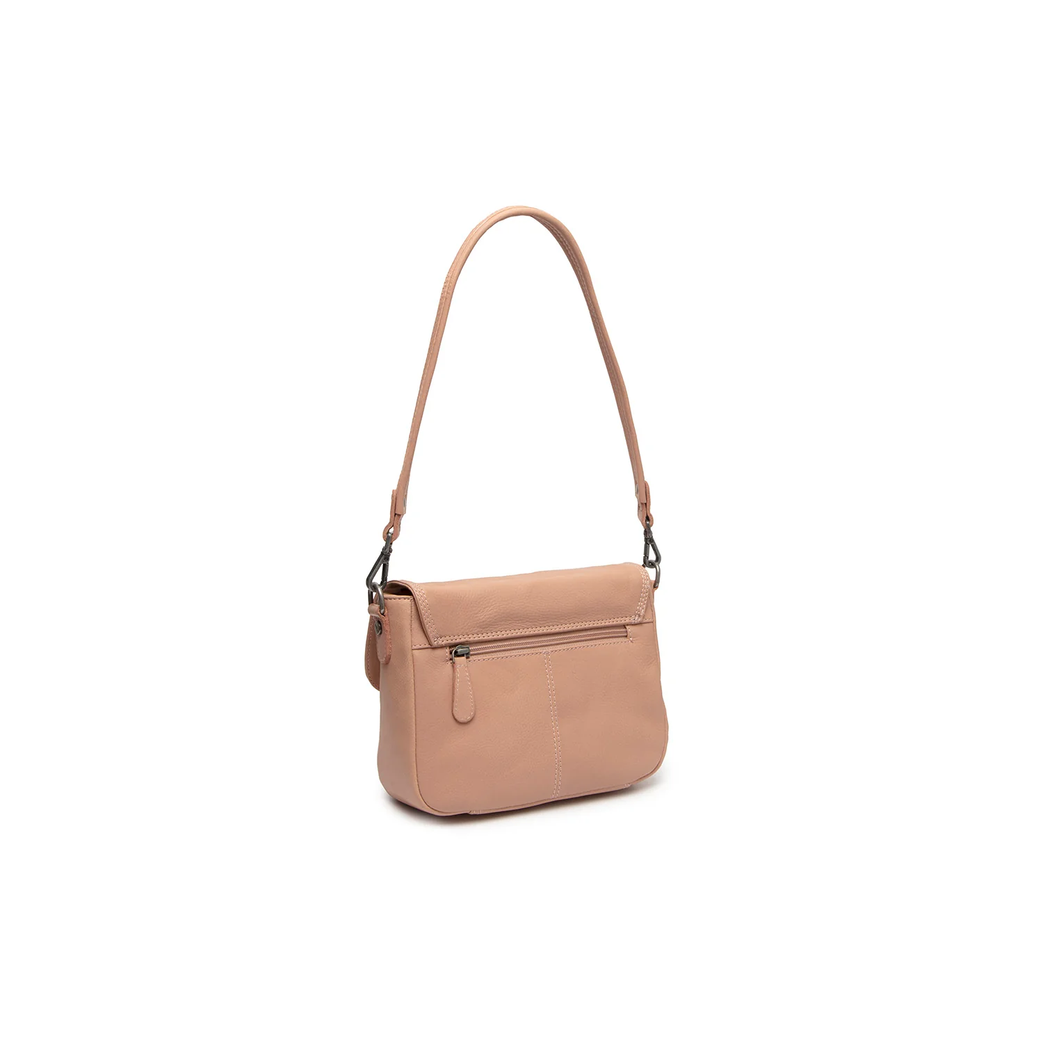 Leather Shoulder Bag Vintage Rose Miloa - Image 6
