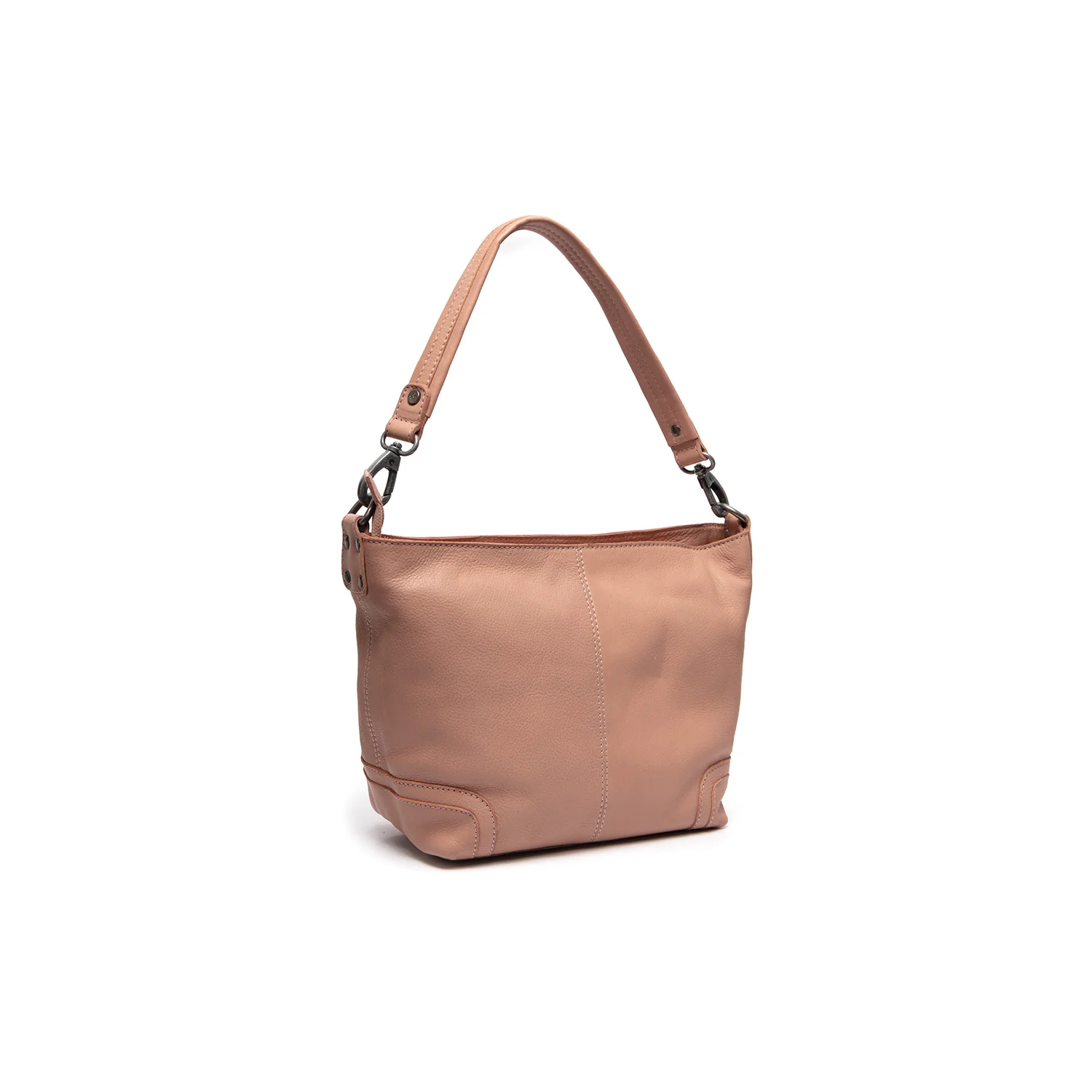 Leather Shoulder Bag Vintage Rose Zarita - Image 8