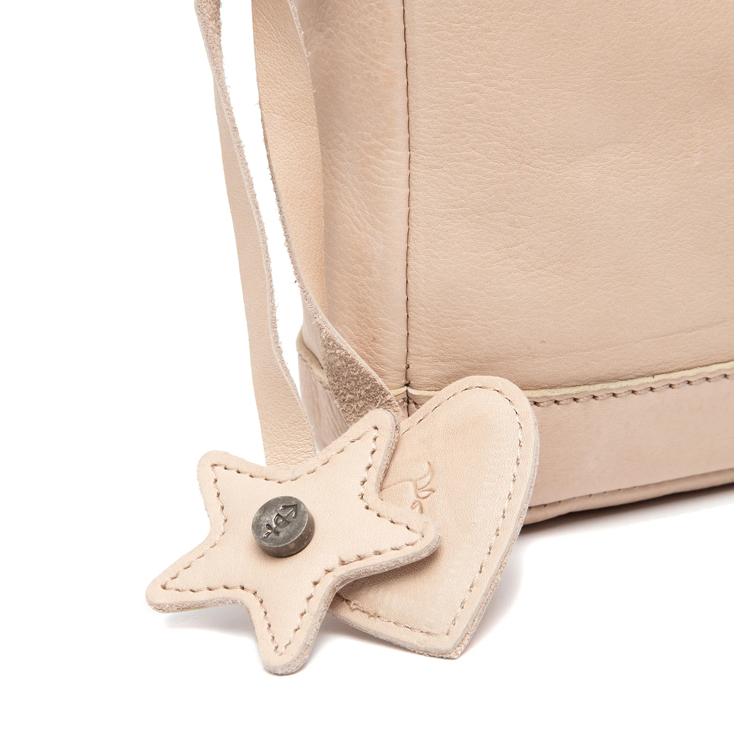 Leather Shoulderbag Beige Clover - Image 4