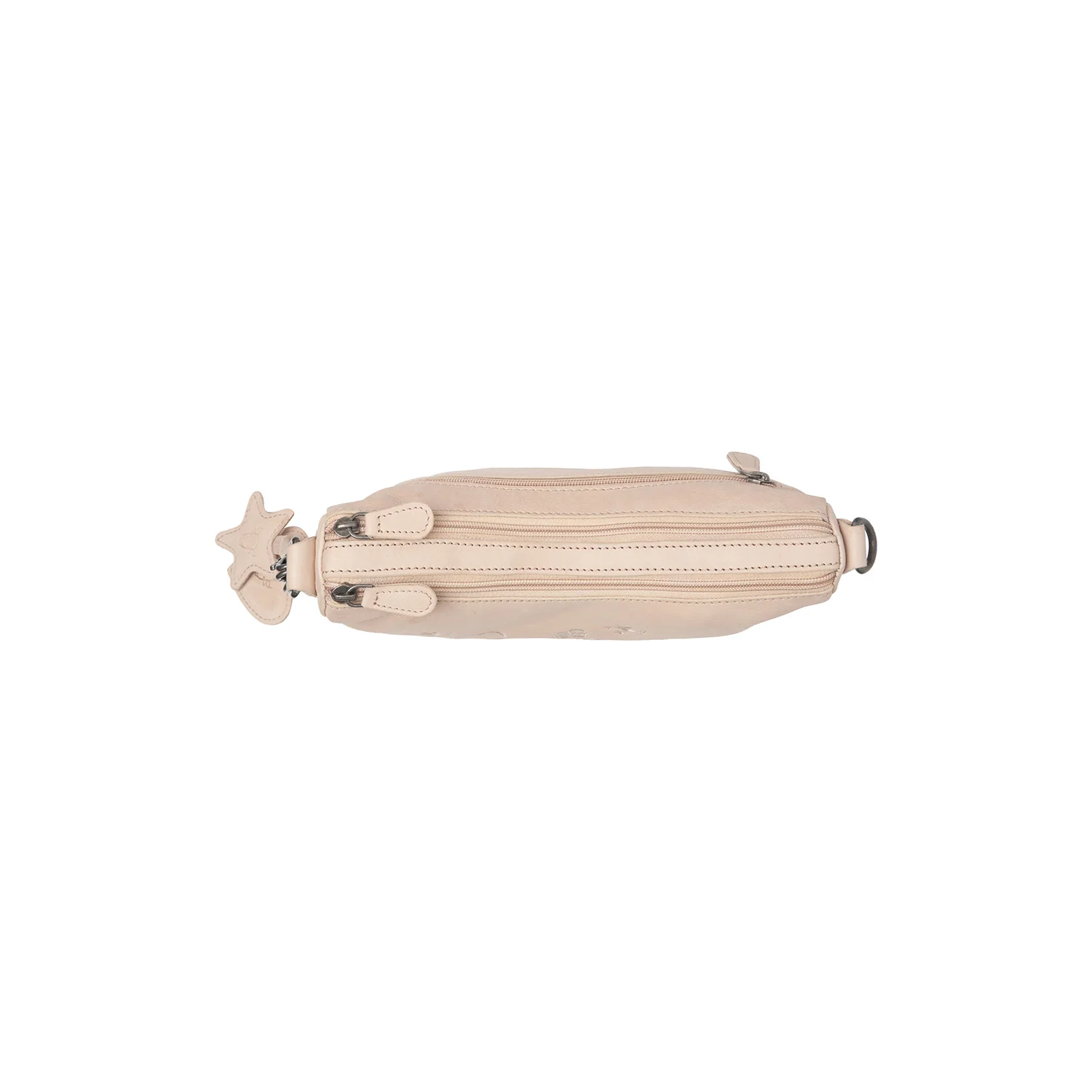 Leather Shoulderbag Beige Clover - Image 5