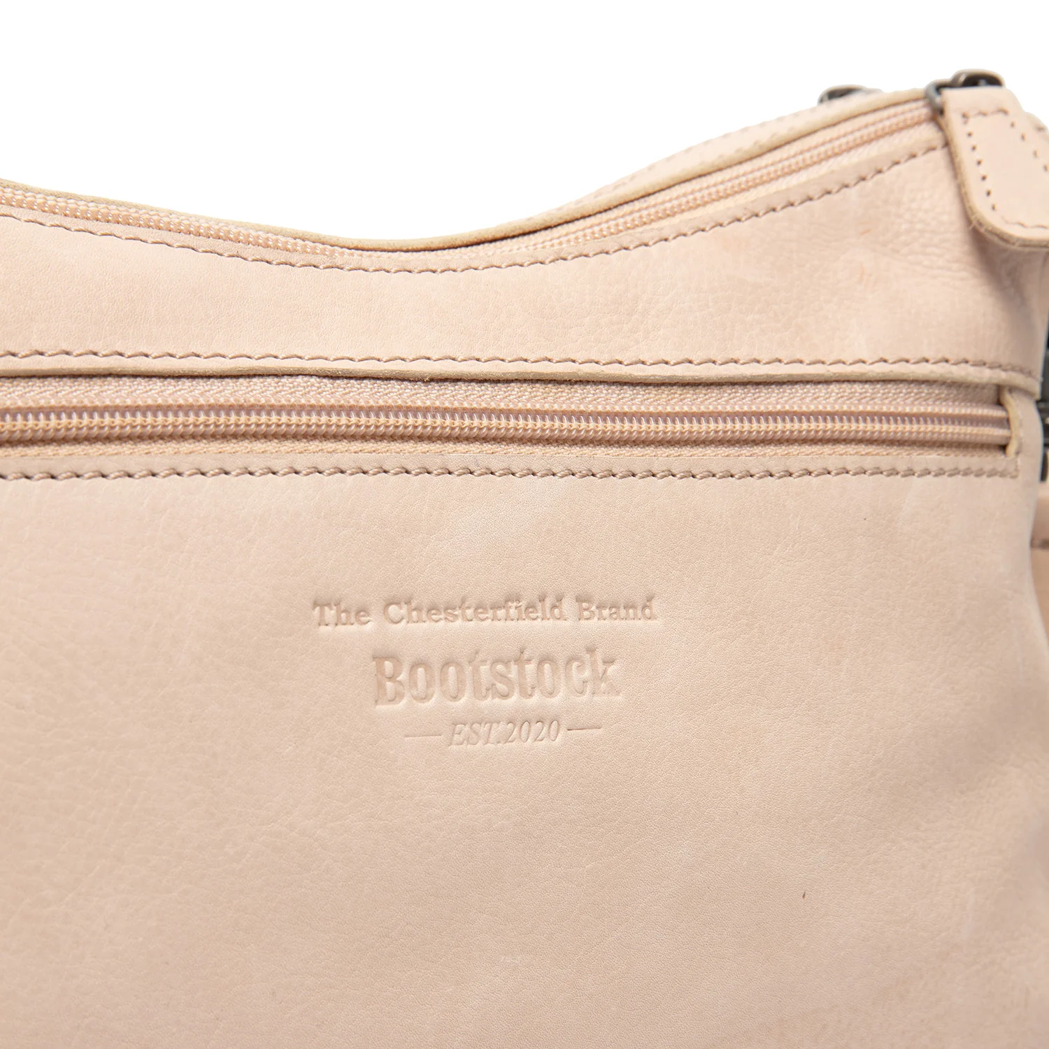 Leather Shoulderbag Beige Clover - Image 7