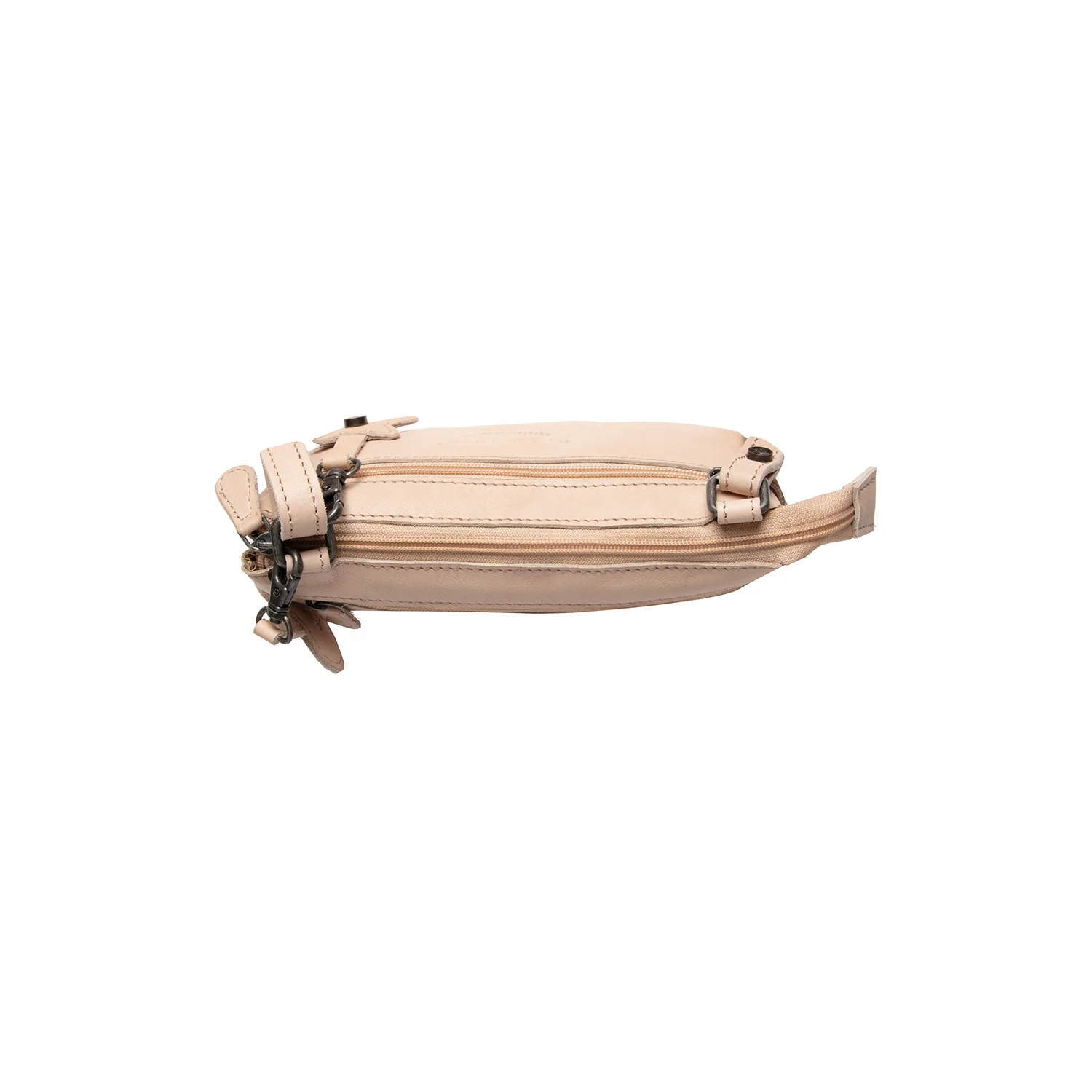 Leather Crossbody Bag Beige Tovelove - Image 5