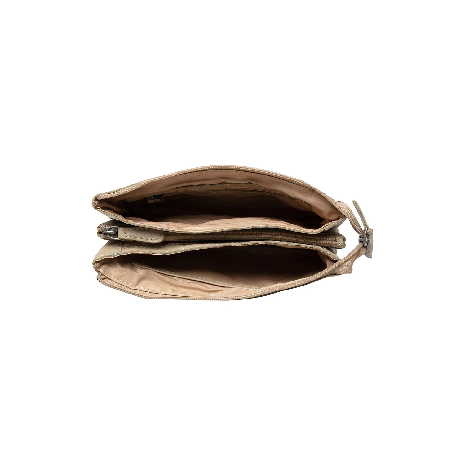 Leather Crossbody Bag Ocean Green Tovelove - Image 5