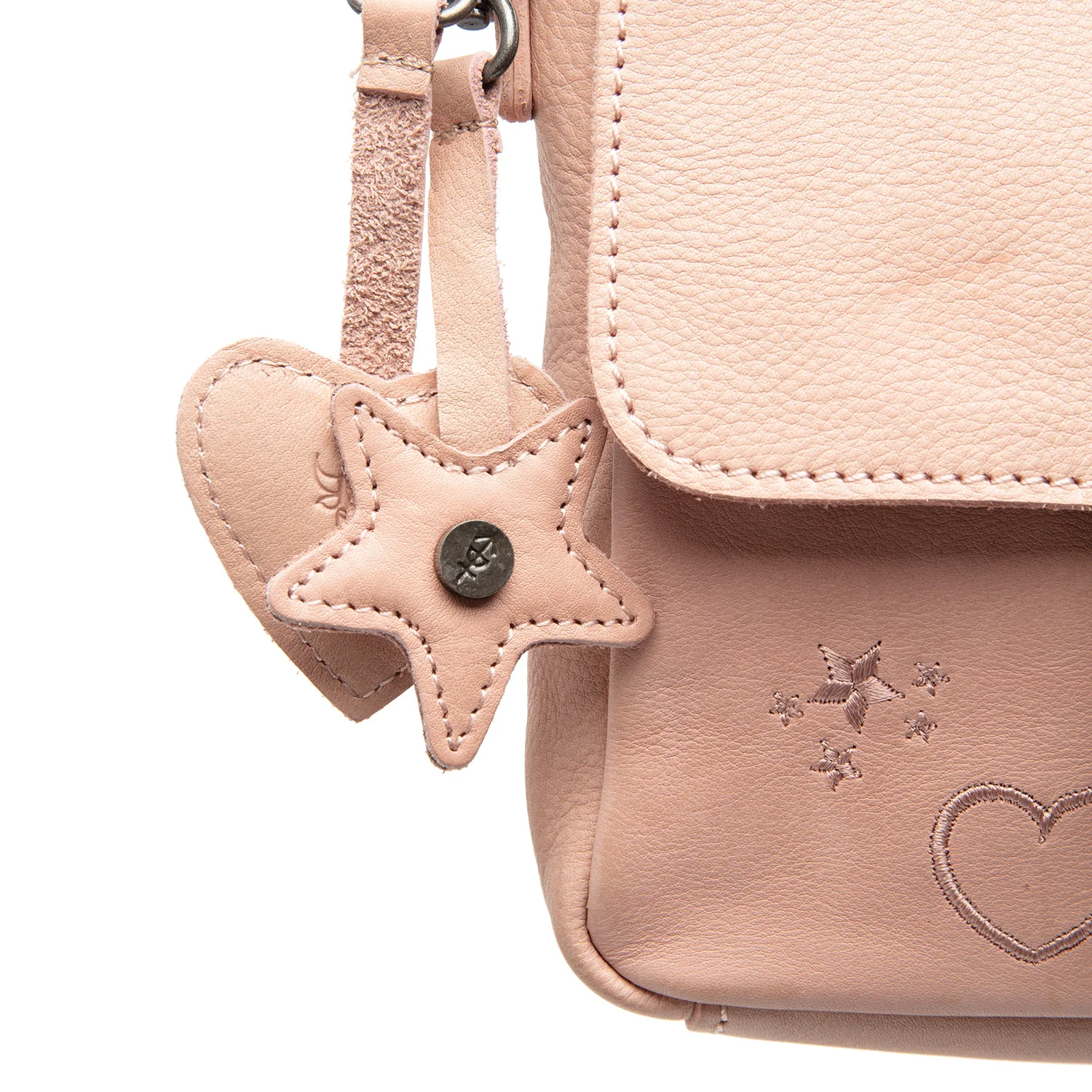 Leather Crossbody Bag Vintage Rose Primrose - Image 4